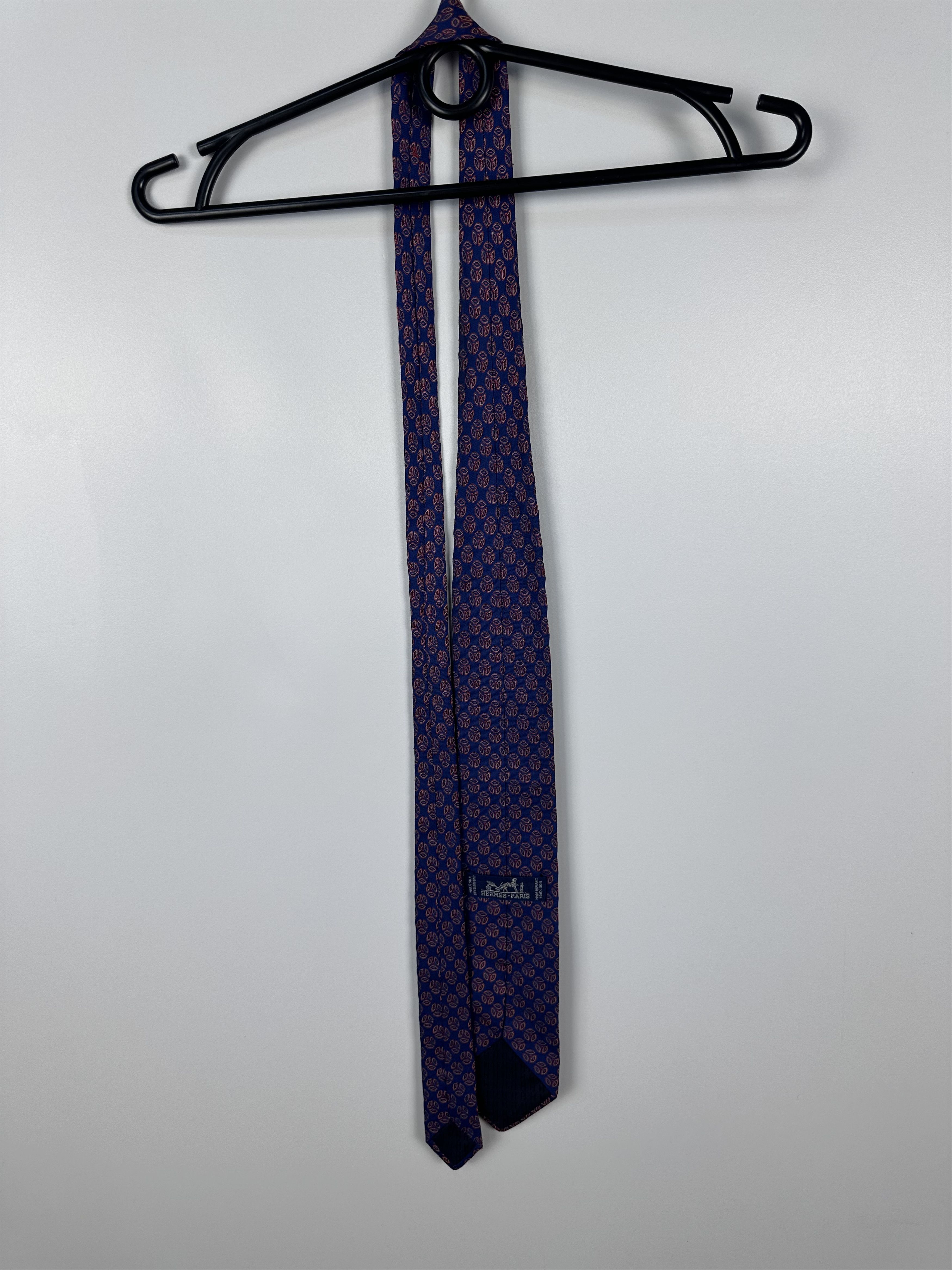 Grailed × Hermes Authentic HERMES Necktie Pattern Tie Multi-Color Silk Blue Size ONE SIZE - 5 Thumbnail
