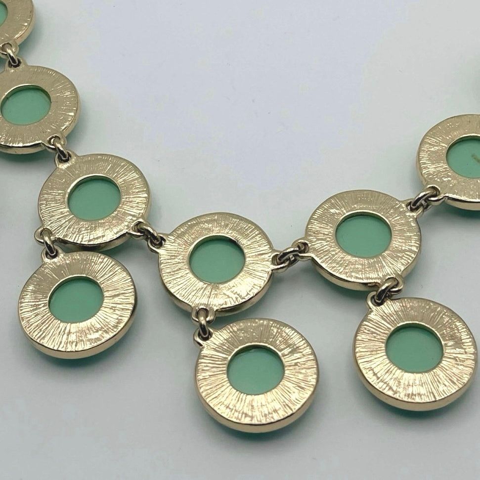Other Turquoise & Gold Drop Necklace Size ONE SIZE - 4 Thumbnail