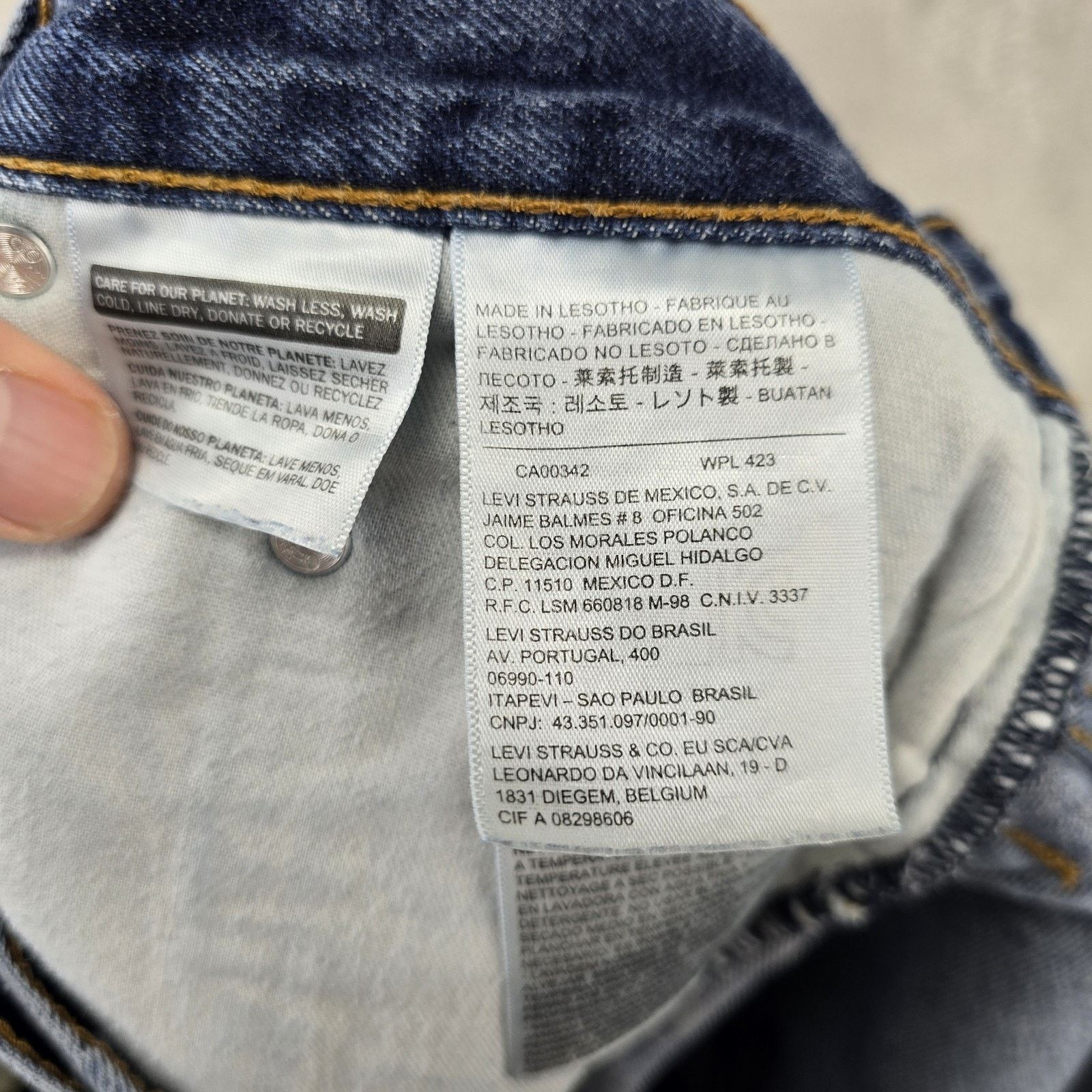 Levi's Levis 505 Jeans 40x30 Faded Whiskers Baggy Y2K Distressed Size US 40 / EU 56 - 5 Thumbnail