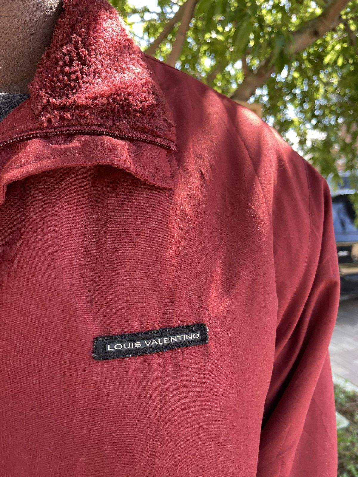 Japanese Brand × Vintage Vintage Louis Valentino Red Jacket – Fleece Lined Size US M / EU 48-50 / 2 - 9 Thumbnail