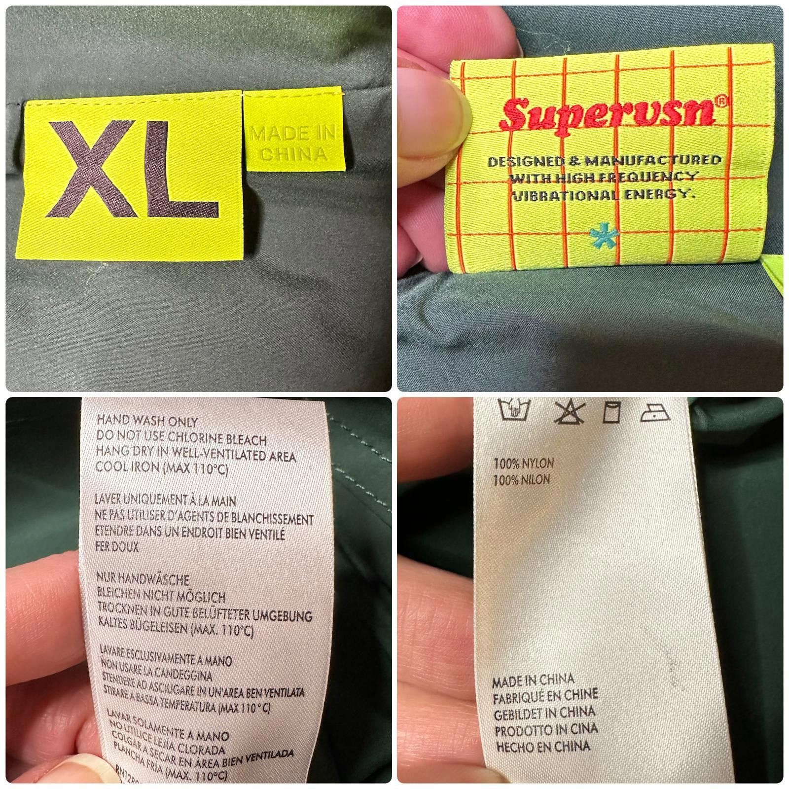 Supervsn NEW Supervsn S-Grid Anorak Half Zip Jacket Mens XL Size US XL / EU 56 / 4 - 8 Thumbnail