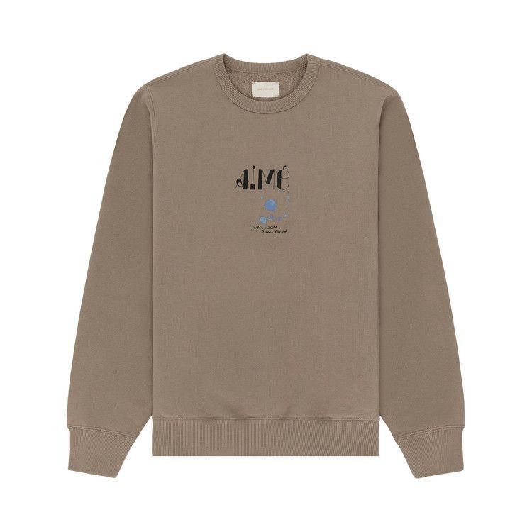 Aime Leon Dore o1mle0526 Studio Crewneck Sweatshirt in Beige Size US XS / EU 42 / 0 - 1 Preview