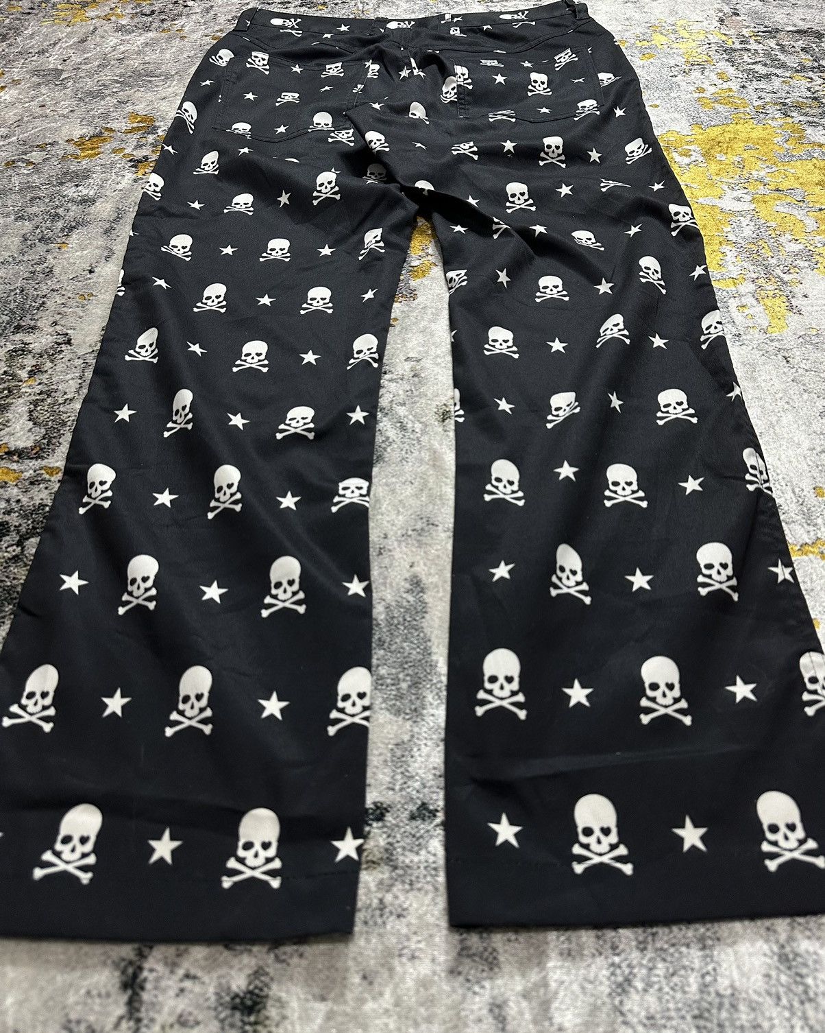 Hysteric Glamour Japanese Skull Full Print Y2k Punk Alexander McQueen STYLE Size US 33 - 7 Thumbnail
