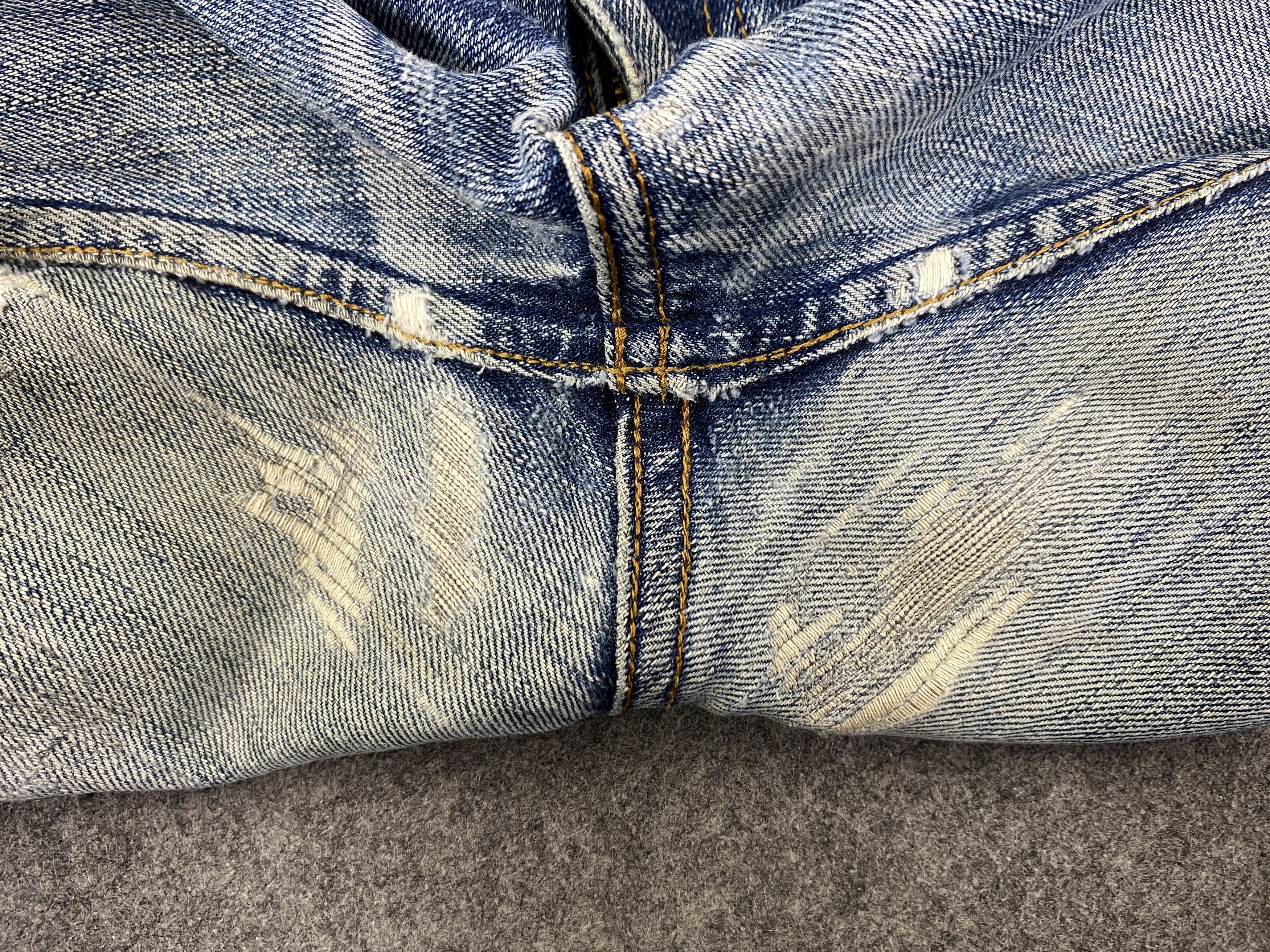 Levi's Faded Blue Vintage Levis 517 Flare Jeans 30x30 - JN3217 Size US 30 / EU 46 - 12 Thumbnail
