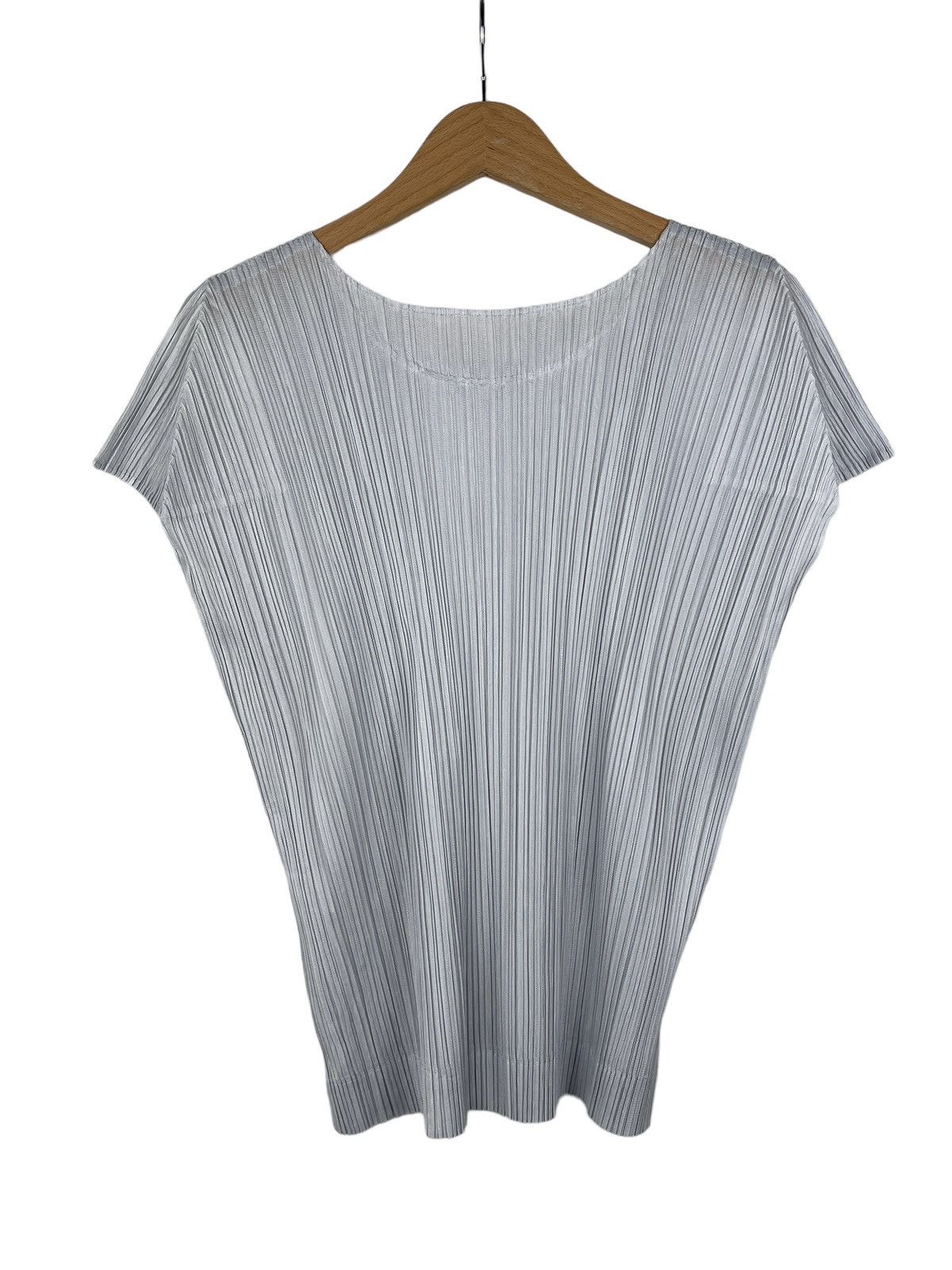 Issey Miyake Pleats Please Half Sleeve Pleated Tops Size S / US 4 / IT 40 - 2 Thumbnail