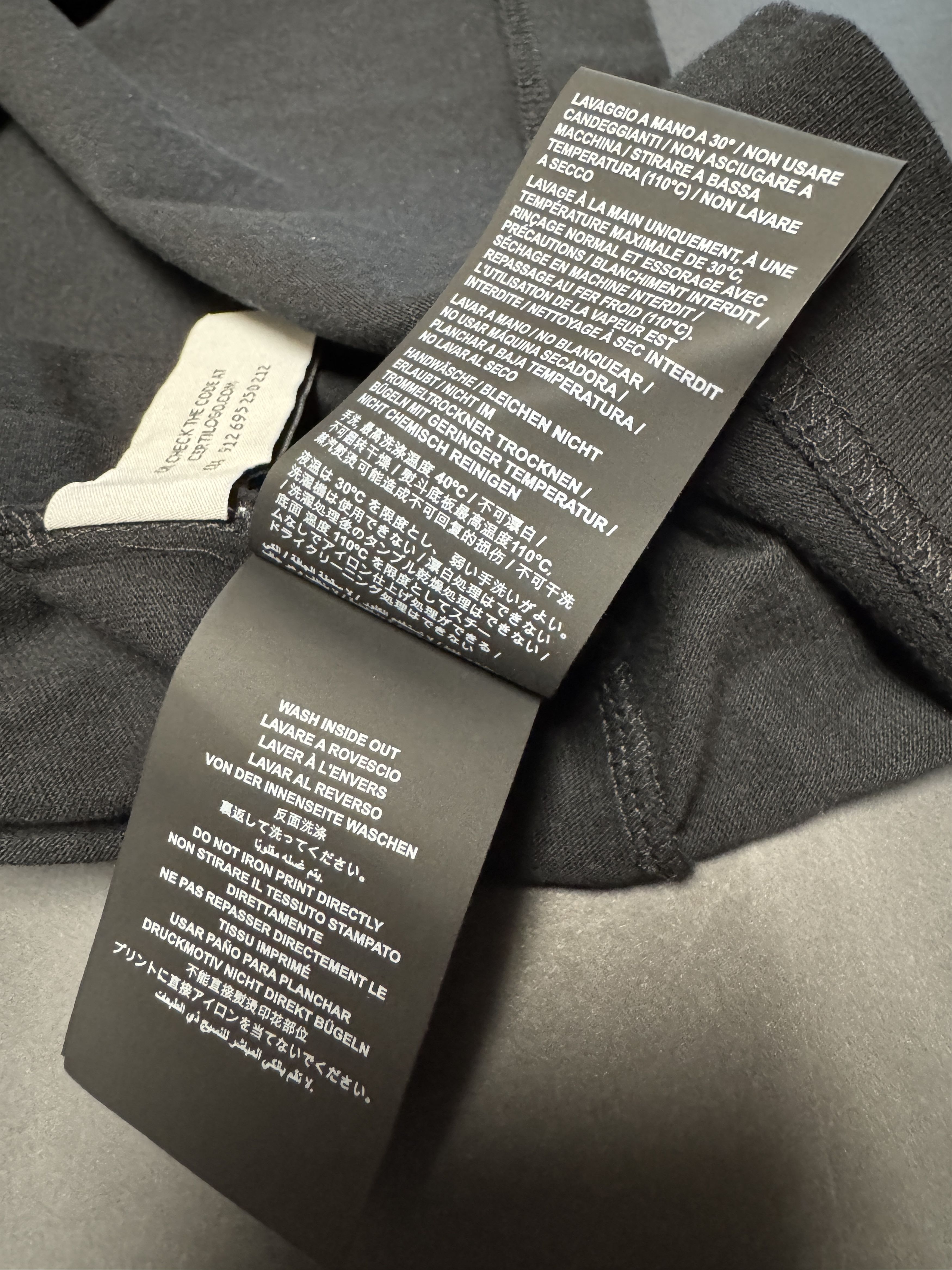 Palm Angels Palm Angels Black Classic Logo Tee Size US M / EU 48-50 / 2 - 2 Thumbnail