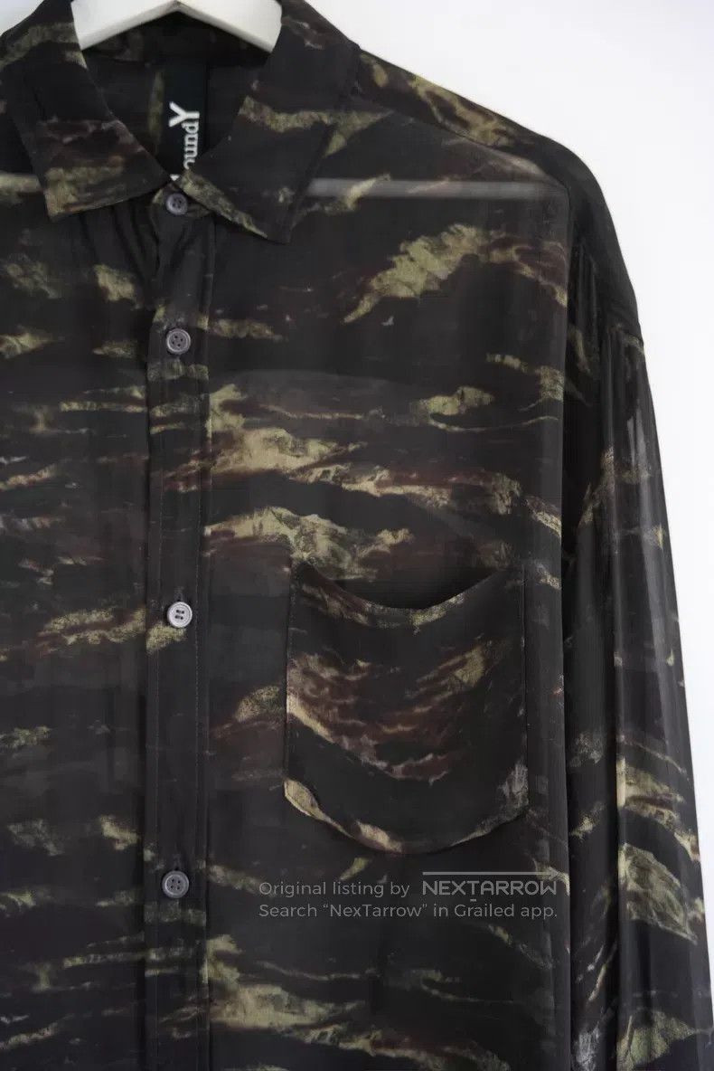 Other Yohji Yamamoto 24ss cuprammonium translucent floral shirt Size US L / EU 52-54 / 3 - 3 Thumbnail