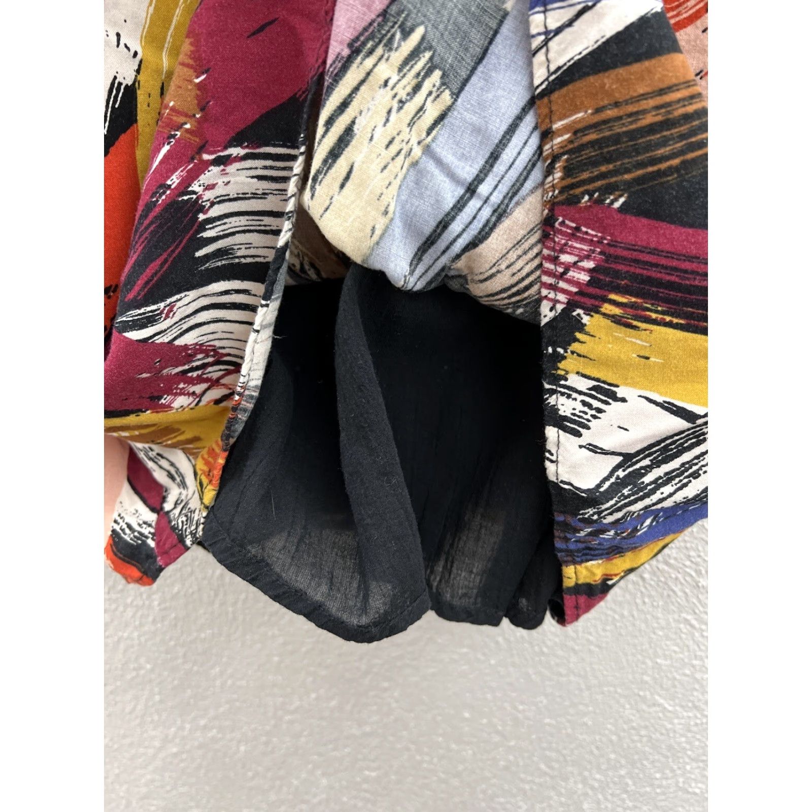 Forever 21 Forever 21 Womens Juniors Dress Sleeveless Size M Black Geometric V-Neck Party/Cocktail Dress Short Size M / US 6-8 / IT 42-44 - 4 Thumbnail