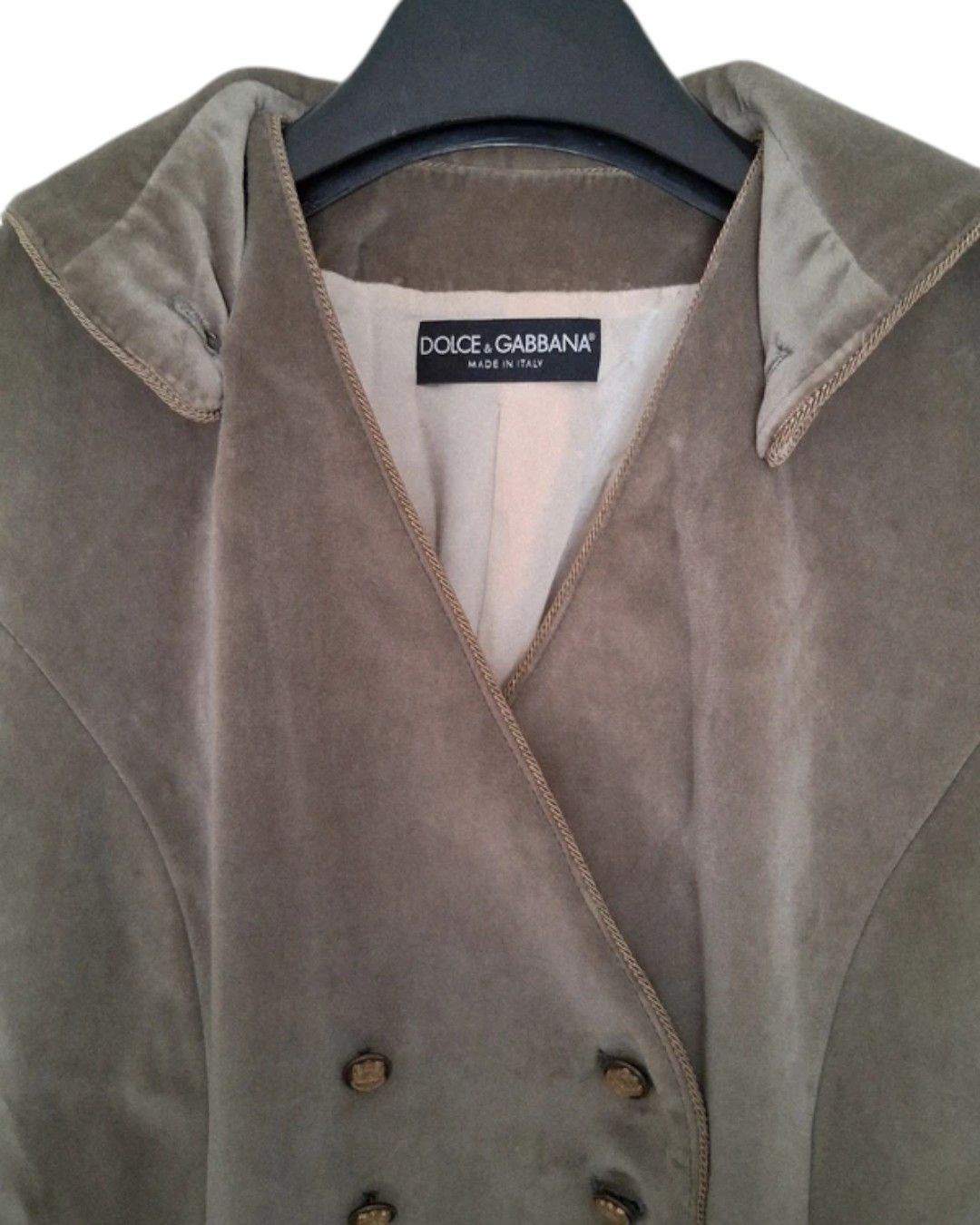 Dolce & Gabbana F/W 2006 RUNWAY VELVET NAPOLEON HUSSAR JACKET Size S / US 4 / IT 40 - 5 Thumbnail