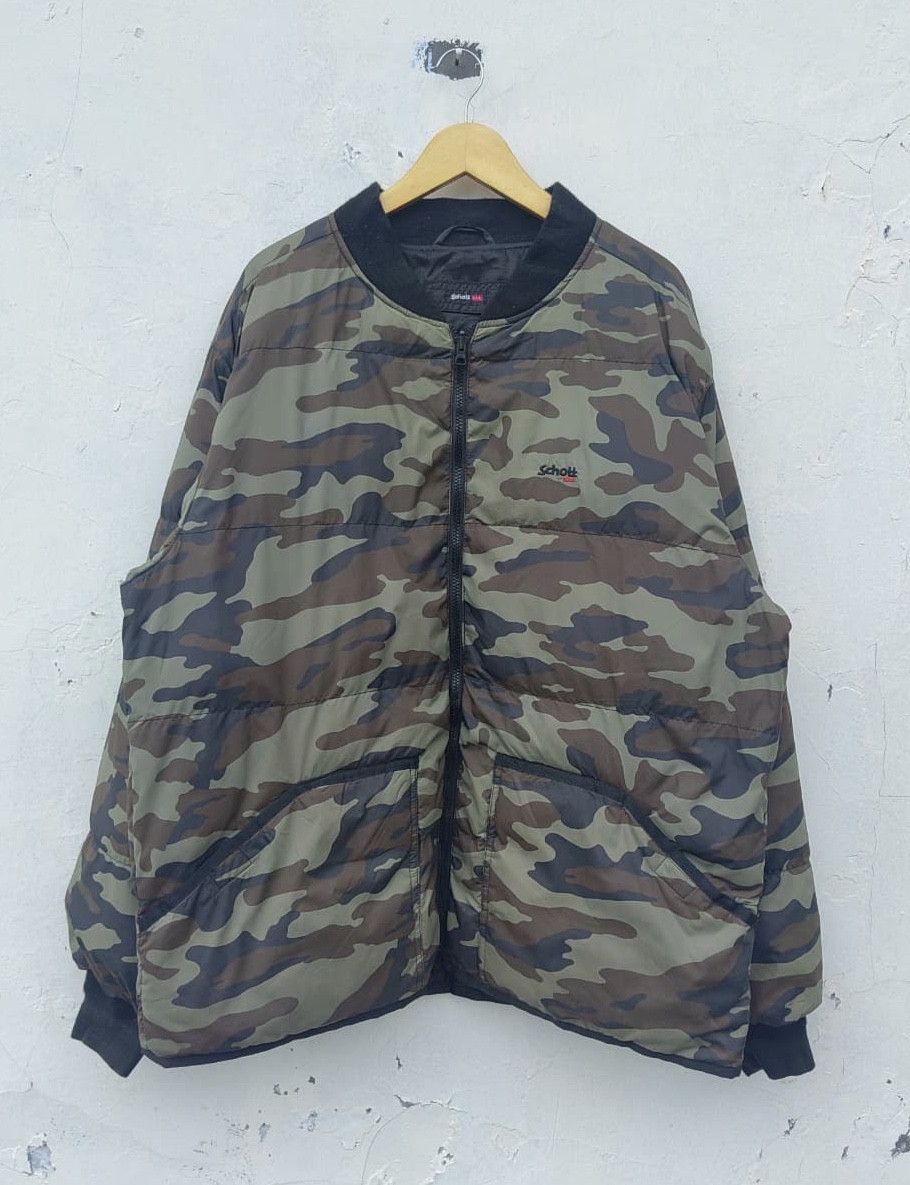 Schott Schott NYC type N3-B camoflage puffer reversible parkas Size US XL / EU 56 / 4 - 1 Thumbnail