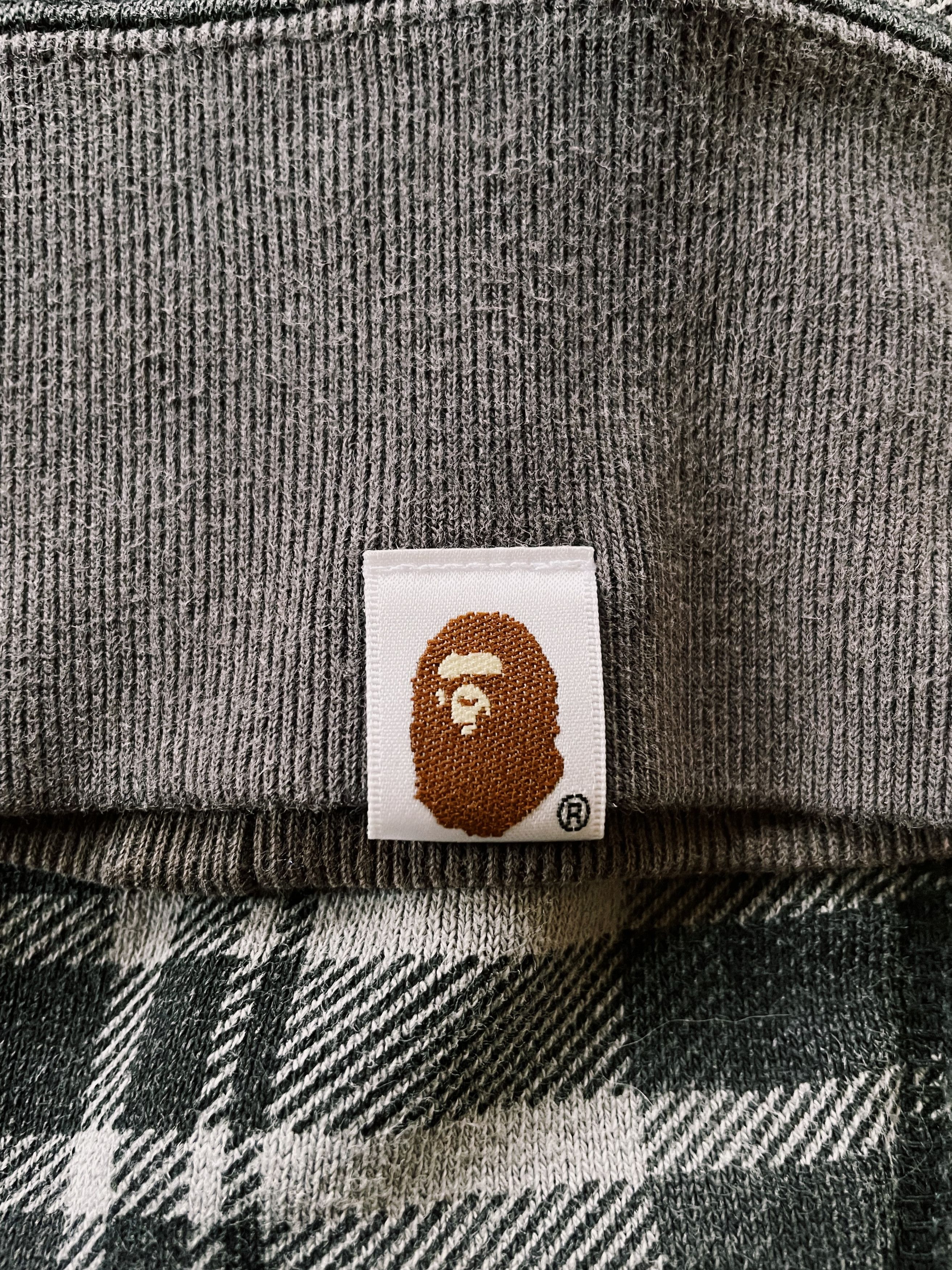 Bape Vintage Bape A Bathing Ape Check Plaid Full zip Hoodie Size US S / EU 44-46 / 1 - 7 Thumbnail