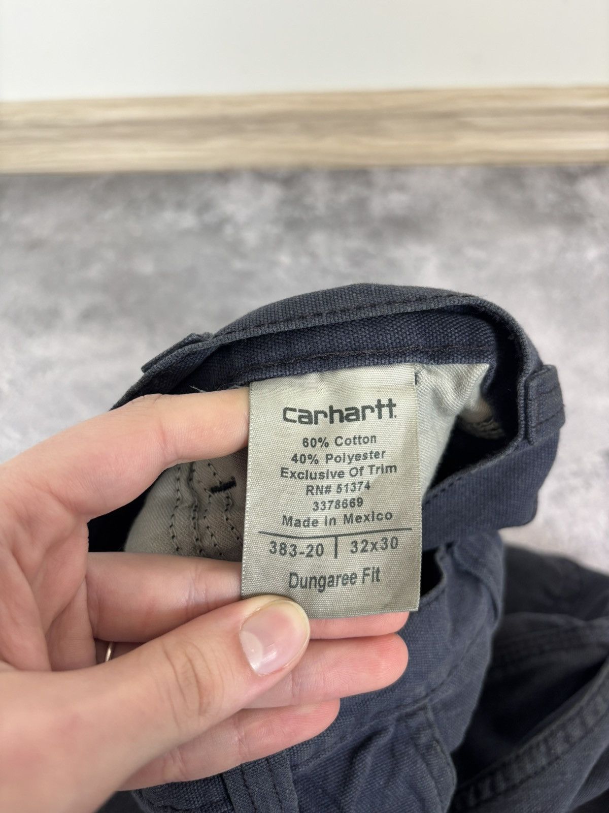 Carhartt Carhartt Men’s Navy Blue Carpenter Pants Dungaree Fit Size US 32 / EU 48 - 19 Thumbnail