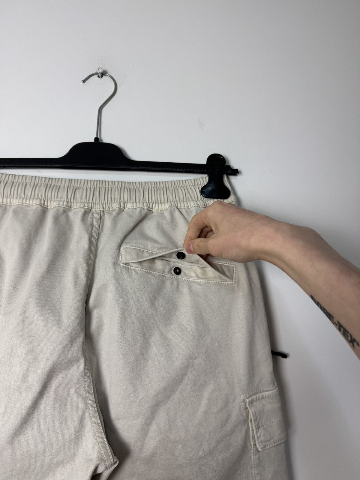 Stone Island Stone Island Beige Cargo Pants Luxury Designer Made in Italy Size US 30 / EU 46 - 9 Thumbnail
