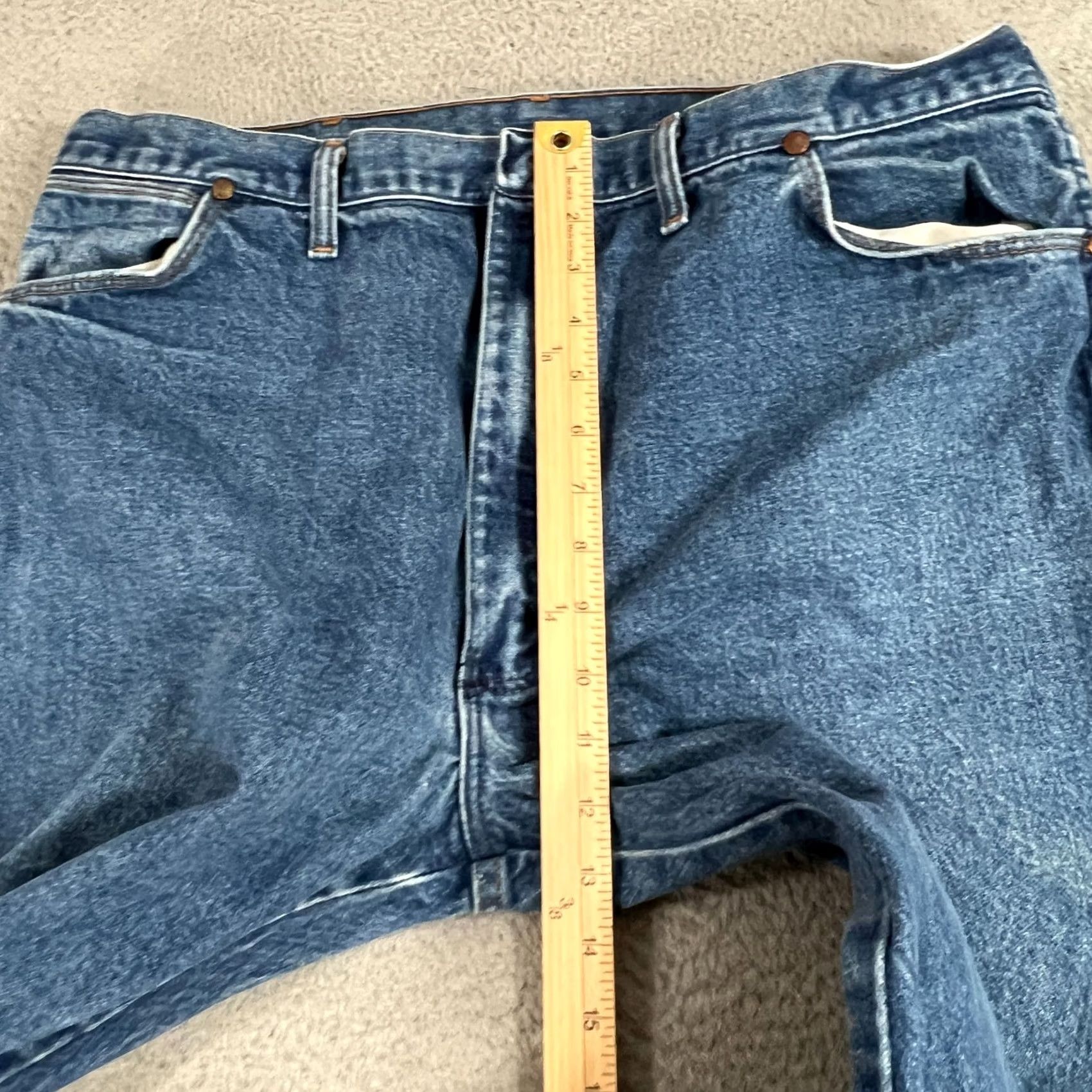 Wrangler Wrangler Jeans Mens 38 Blue 38x27 Cowboy Cut Denim Western Ranchwear Rodeo 13MWZ Size US 38 / EU 54 - 4 Thumbnail