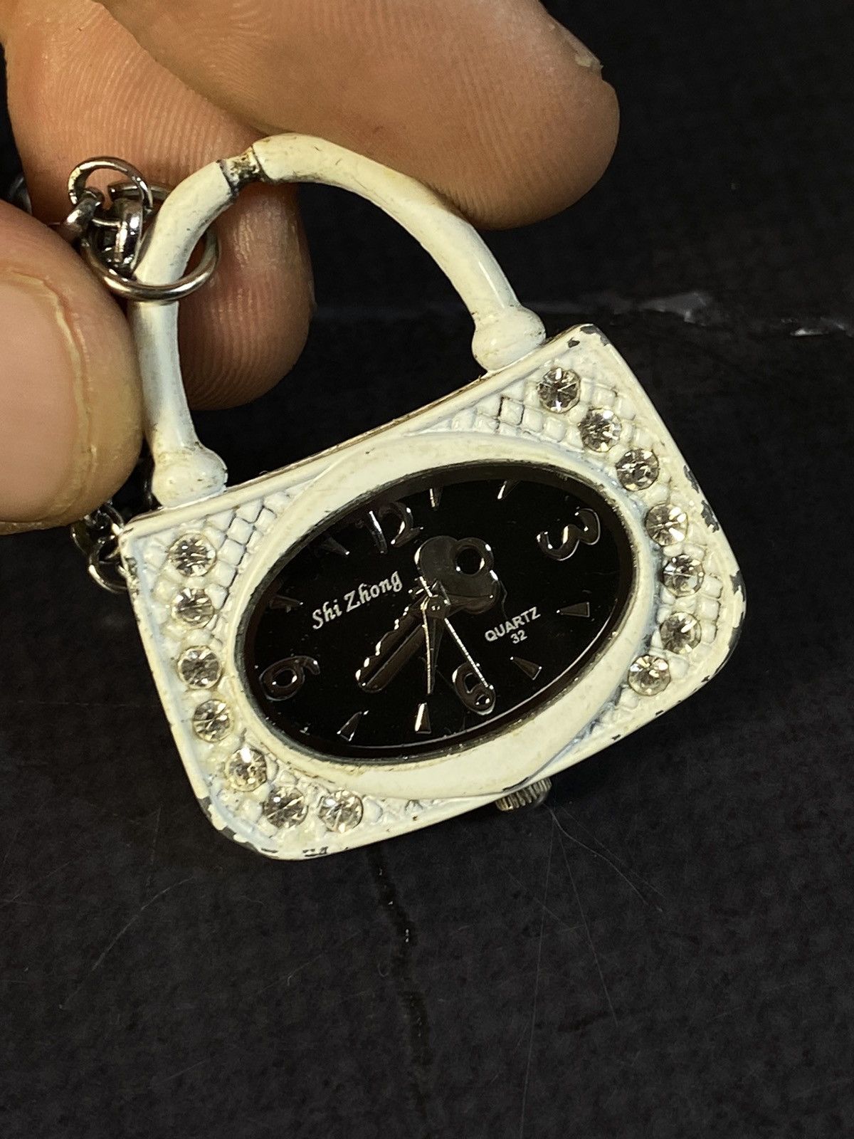 Jewelry × Vintage Mini Lock Pendant Watch Necklace Japanese Brand ✨ Size ONE SIZE - 6 Thumbnail