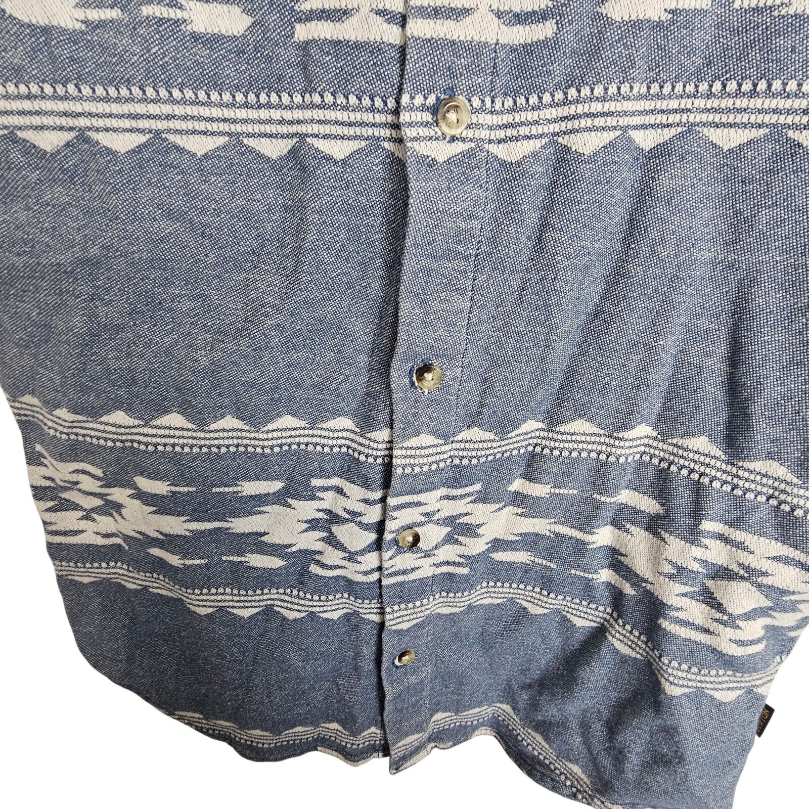 Burton Burton Shirt Men S Blue Southwestern Durable SS Button Size US S / EU 44-46 / 1 - 3 Thumbnail