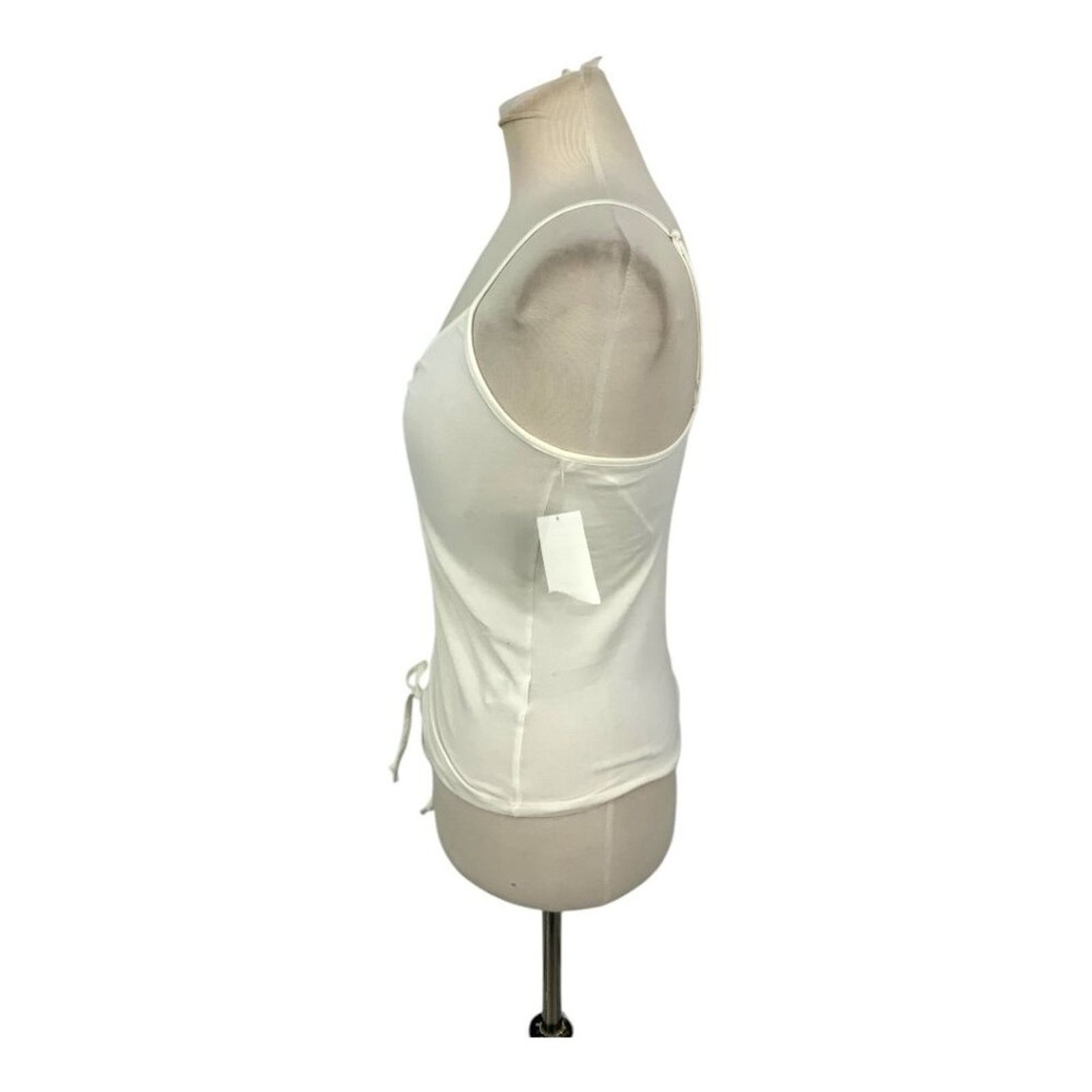 Other Freshman Cinch Front Tank Top White Size Medium NWOT Size M / US 6-8 / IT 42-44 - 4 Thumbnail