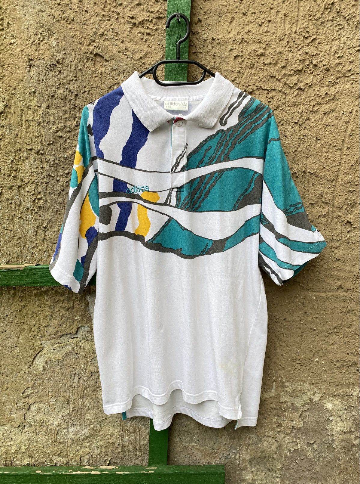 Vintage Adidas Stefan Edberg Tennis Polo Shirt Nike Court