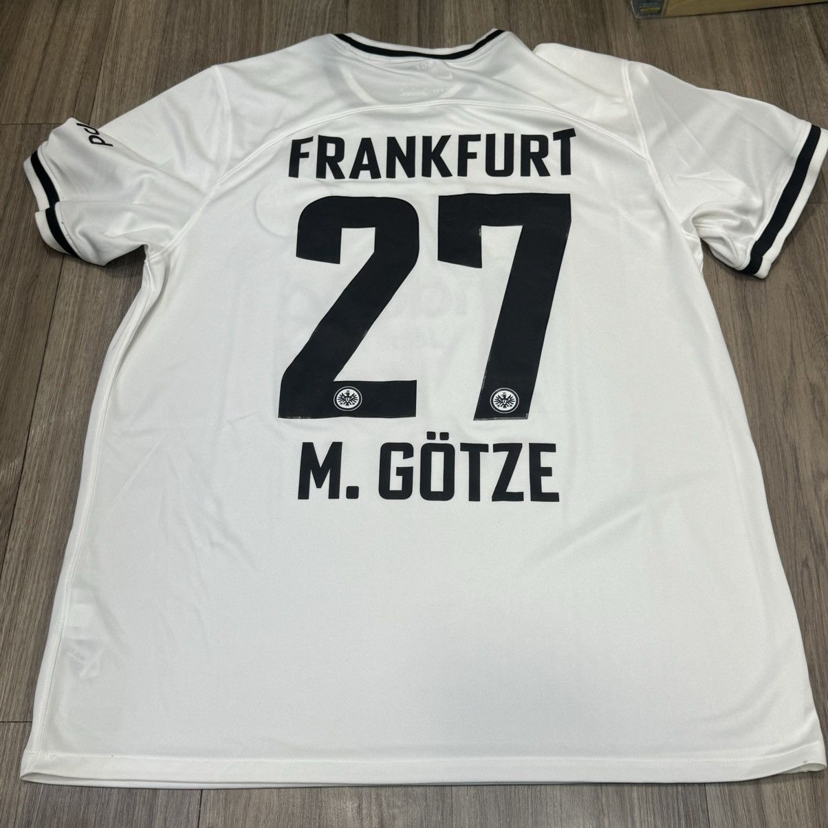 Nike Frankfurt 22/23 away shirt #27 M.Gotze Size US XL / EU 56 / 4 - 2 Thumbnail