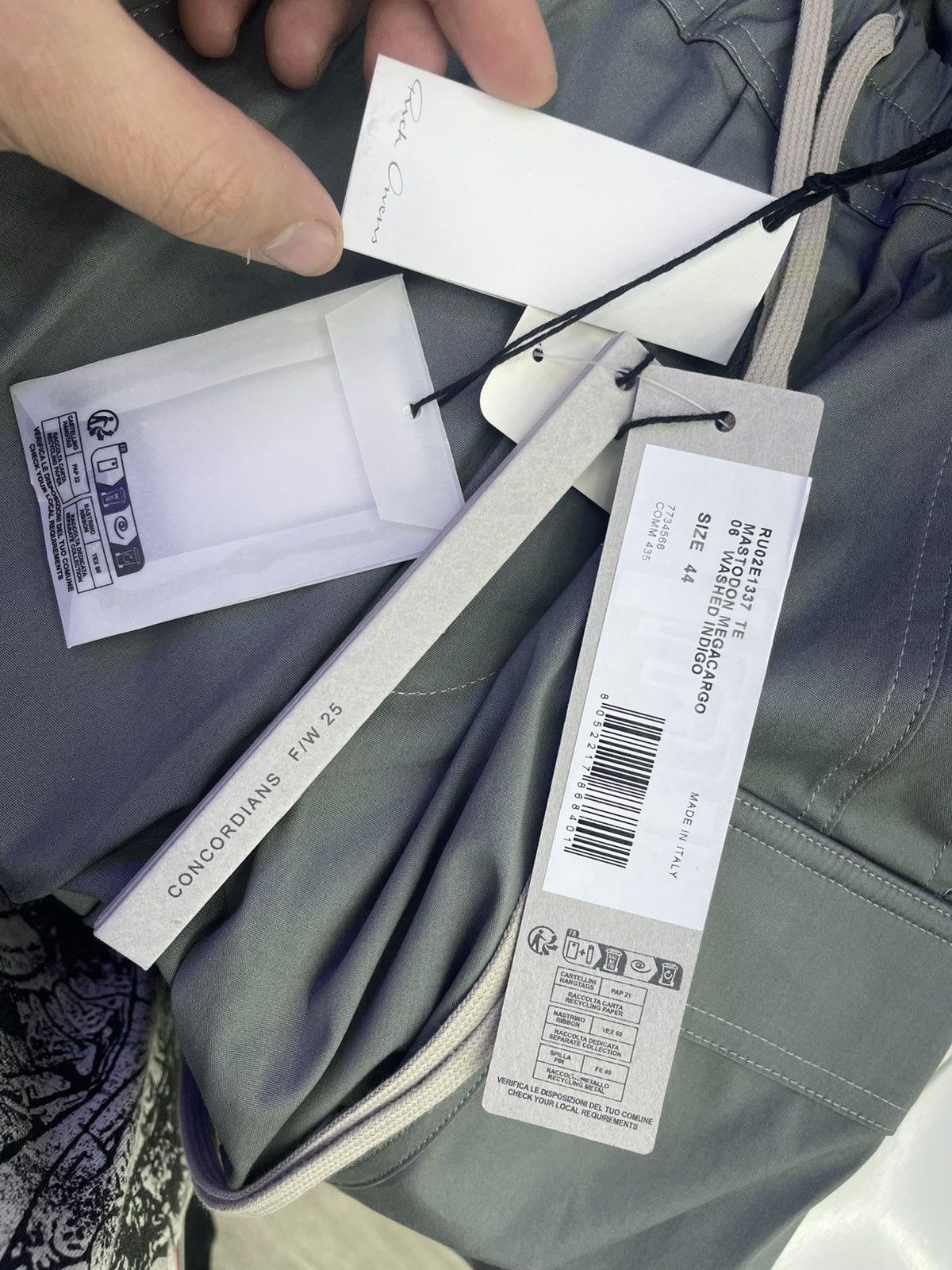 Rick Owens Rick Owens mega cargo pants grey Size US 28 / EU 44 - 5 Thumbnail