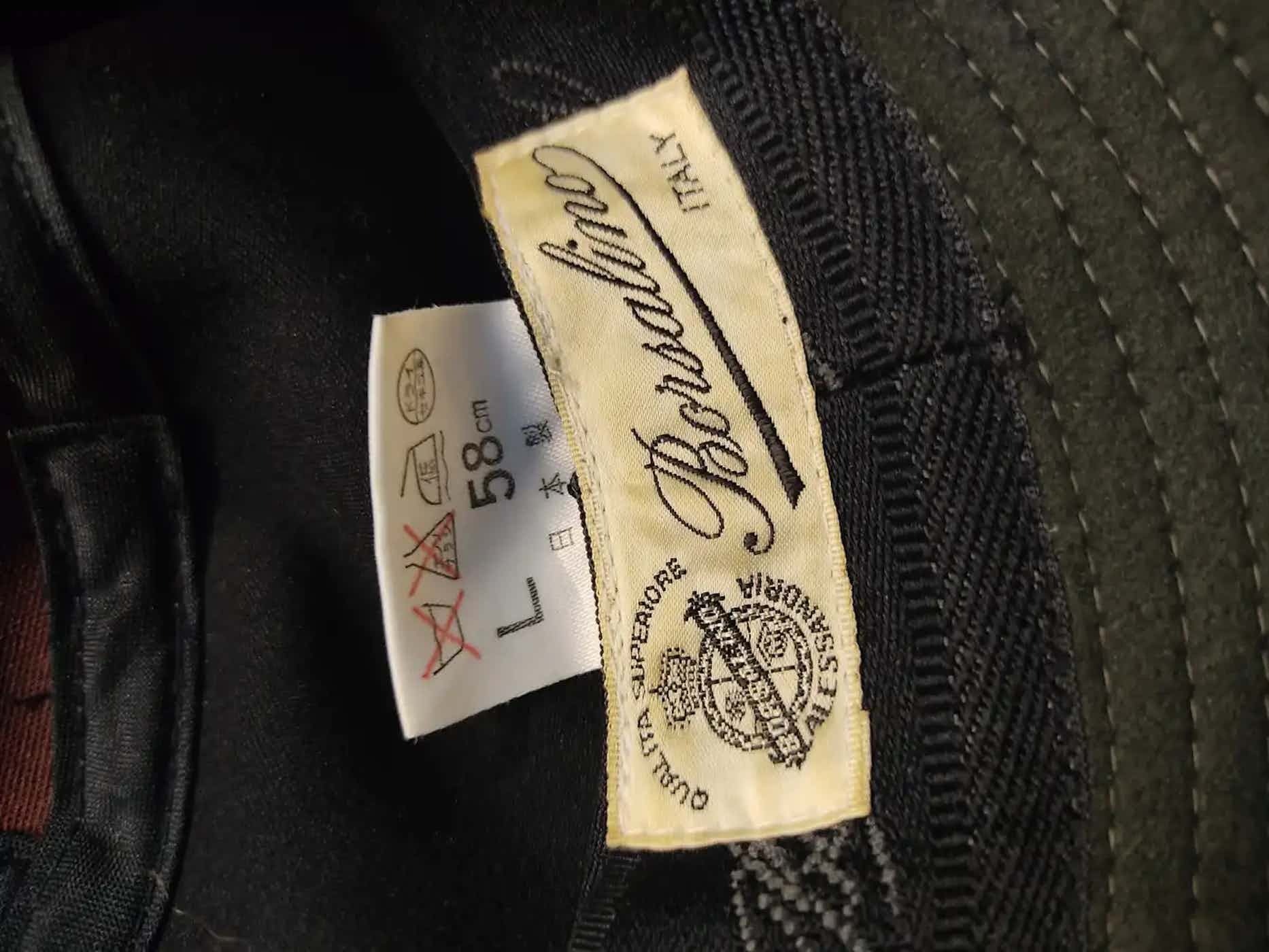 Borsalino × Vintage Vintage Borsalino Patchwork Style Bucket Hat Size ONE SIZE - 9 Thumbnail