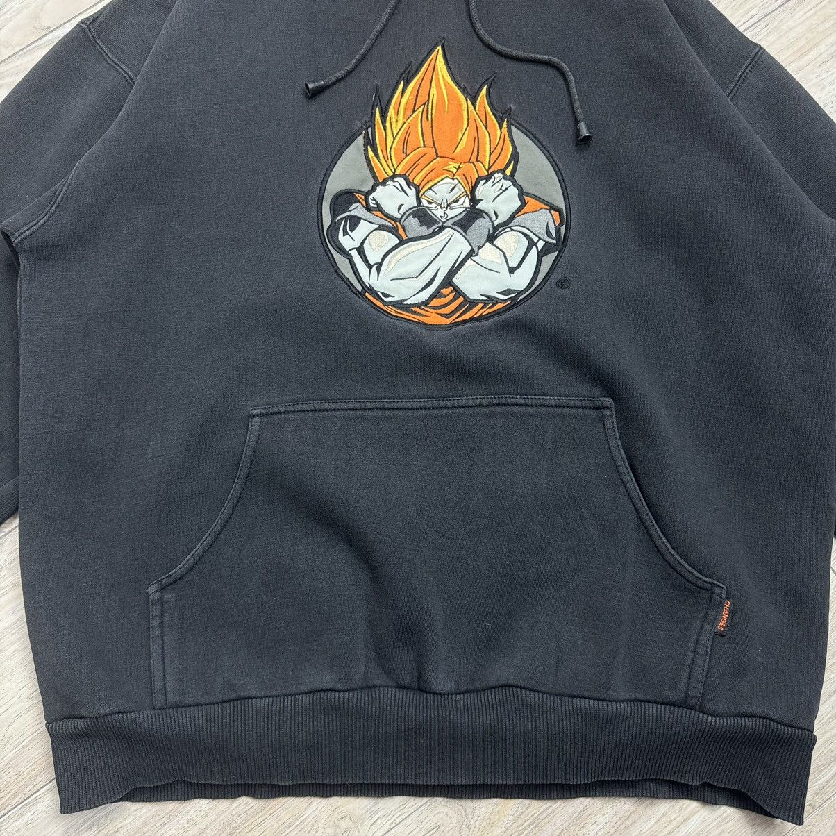 Anime Rare Dragonball Z Goku 2001 Vintage Sunfaded Hoodie Anorak Size US L / EU 52-54 / 3 - 4 Thumbnail