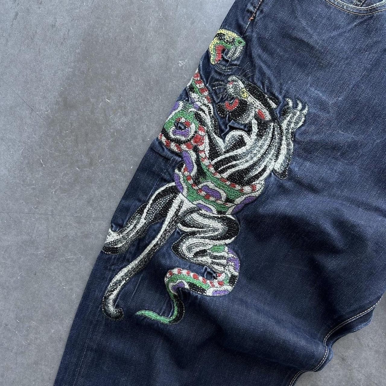 Ed Hardy super sick grail ed hardy baggy jeans Size US 44 / EU 60 - 4 Thumbnail
