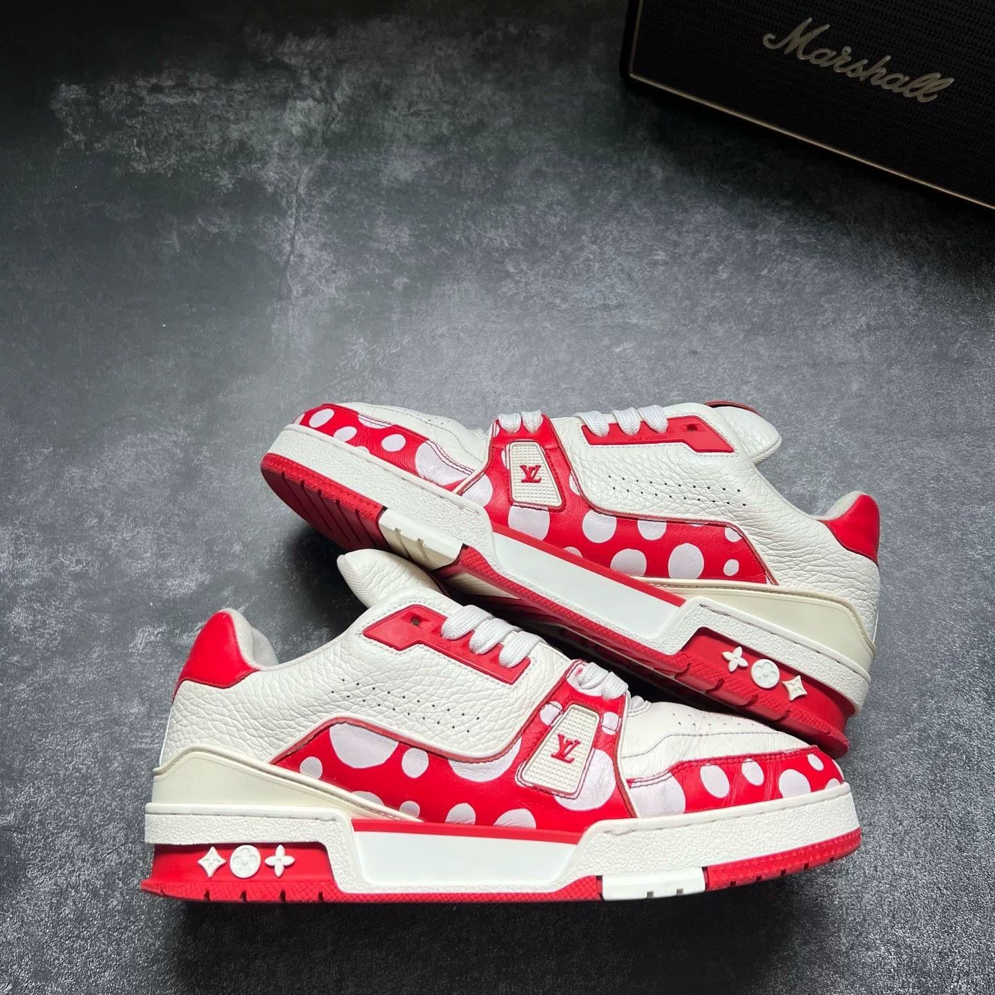 Louis Vuitton Louis Vuitton Training Red Lowtop Sneakers 40 Men Size US 7.5 / EU 40-41 - 1 Thumbnail