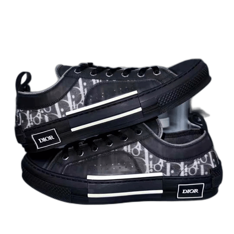 Dior Dior B23 Printed Sneakers Black Size 42.5 Size US 9.5 / EU 42-43 - 1 Thumbnail