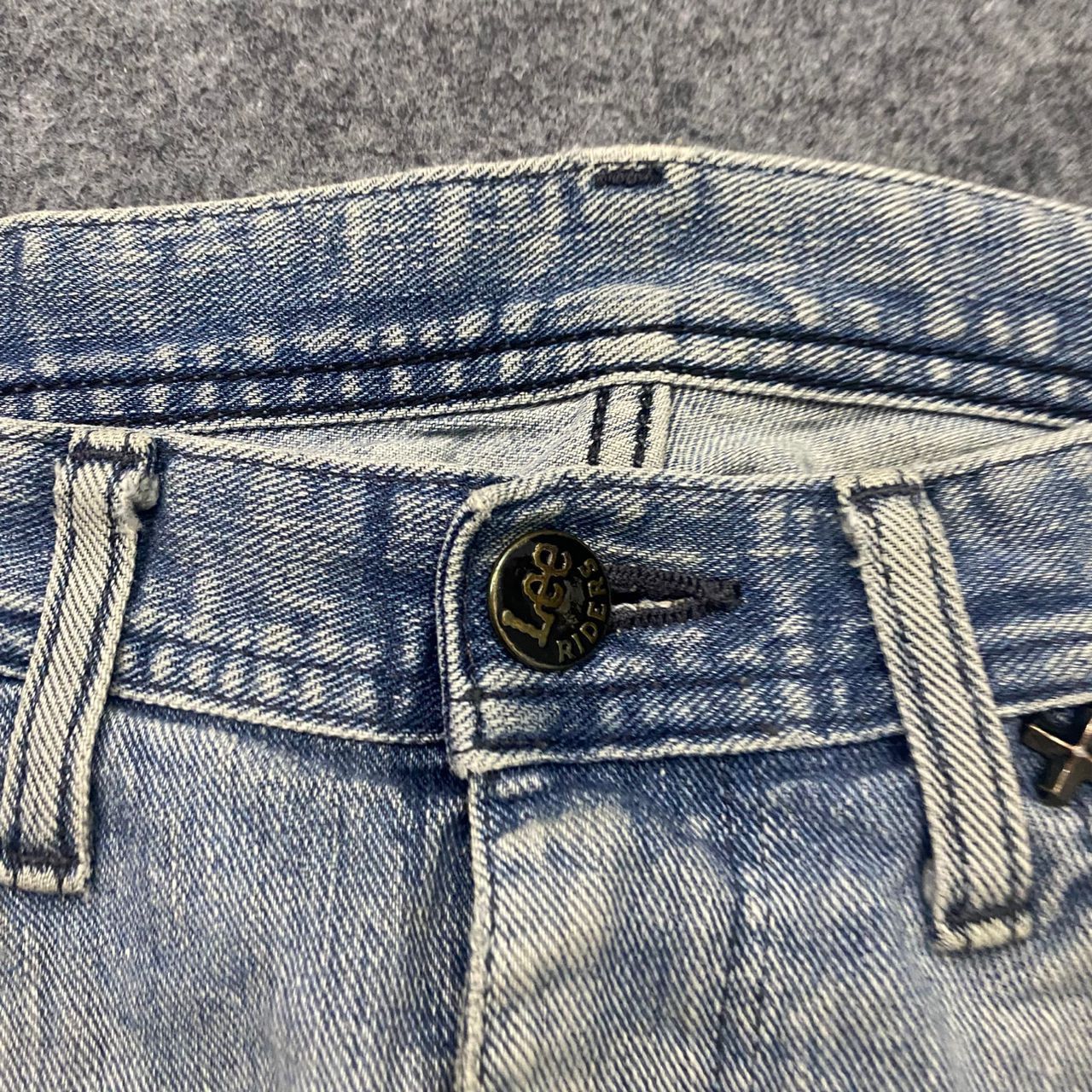 Lee 💥Vintage Lee Riders Balenciaga Distressed Denim Size US 32 / EU 48 - 14 Thumbnail