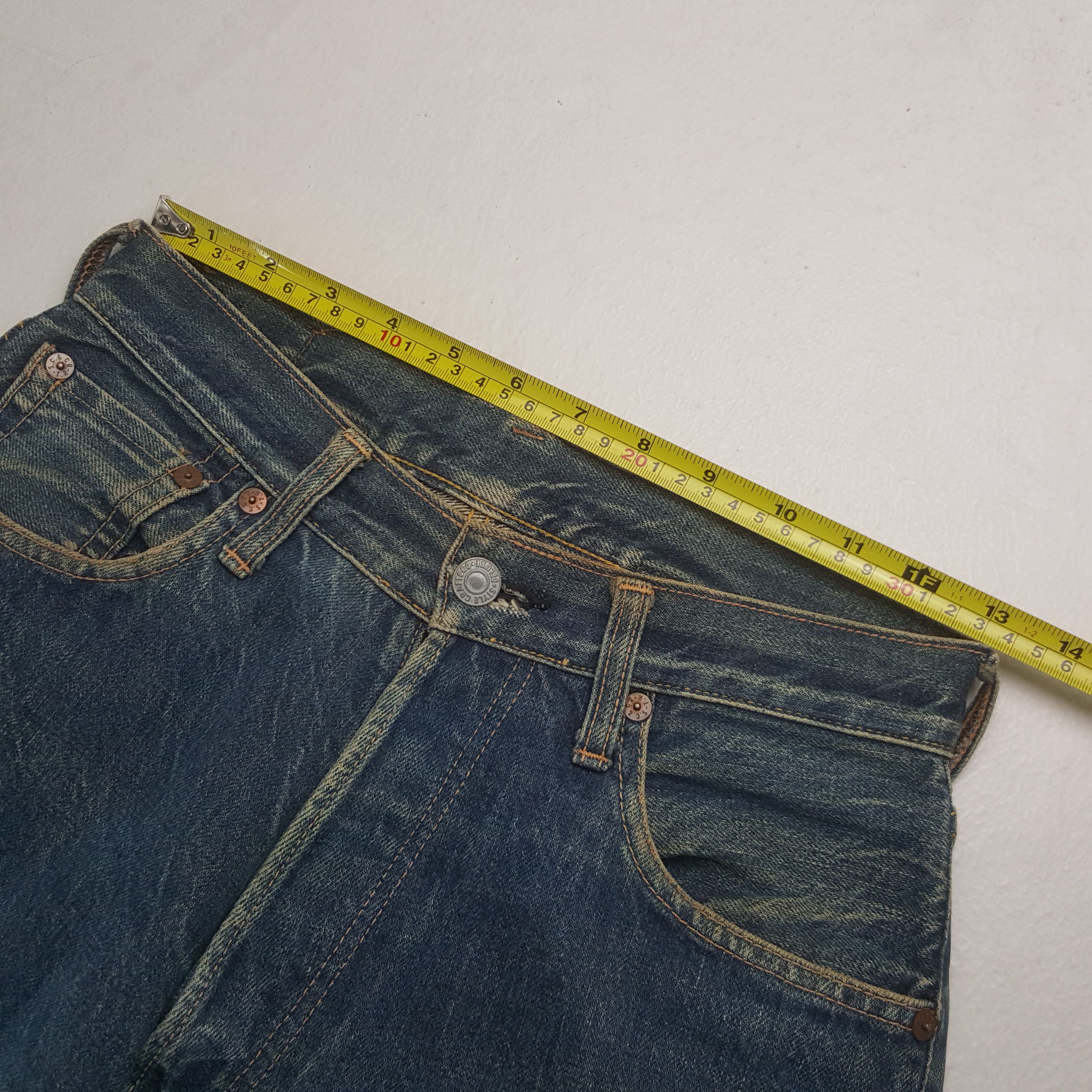 Evisu Vintage Evisu Selvedge Daicock Custom Art Denim Jeans RR11 Size US 26 / EU 42 - 9 Thumbnail