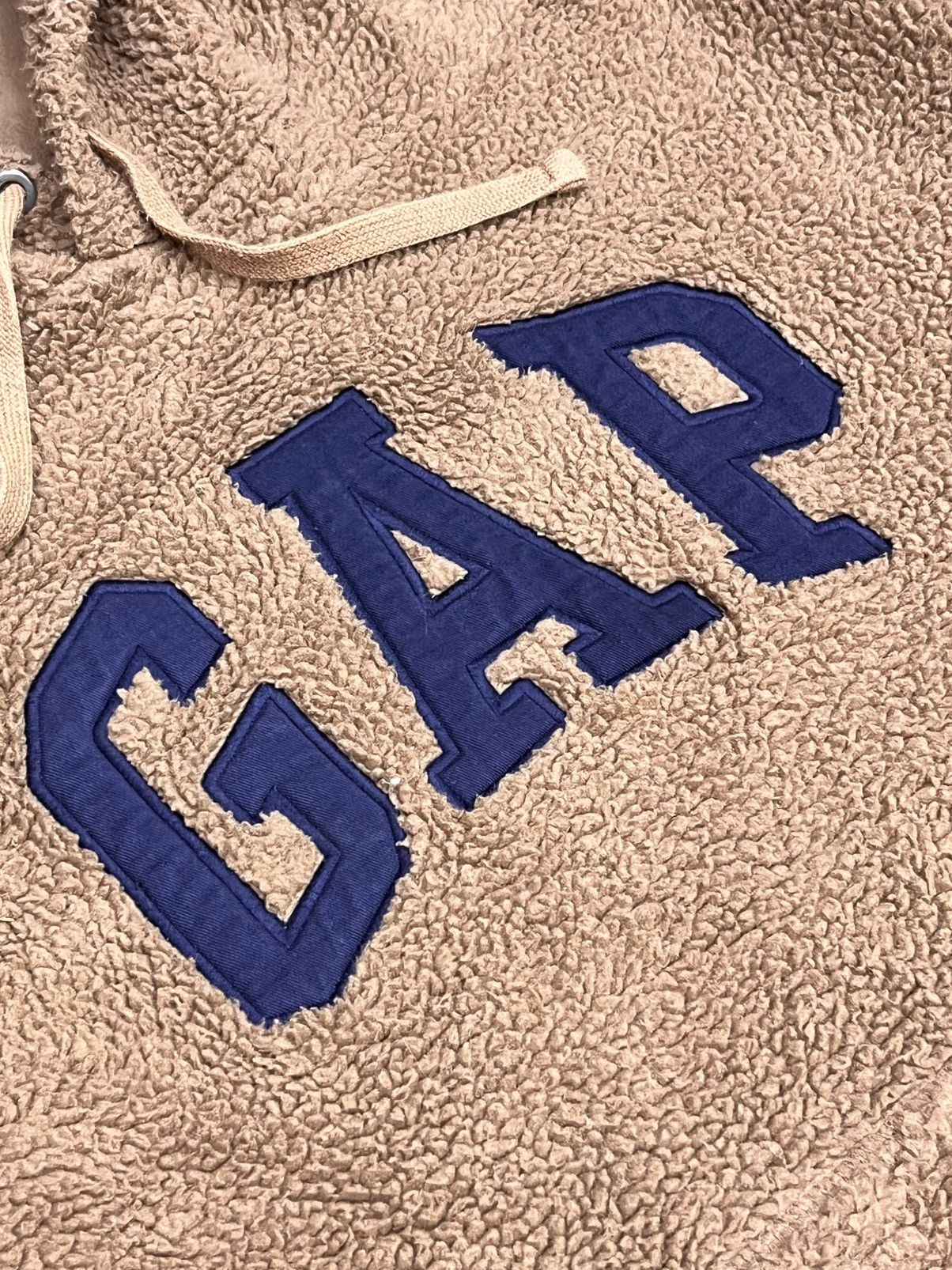 Gap GAP Brown Sherpa Fleece HoodieTravis Scott Kanye Vibes S Size US S / EU 44-46 / 1 - 4 Thumbnail