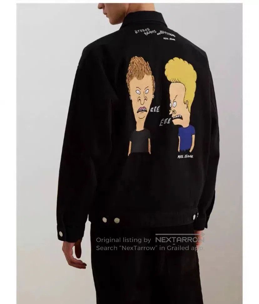 Etudes Etudes Beavis and Butthead Embroidered Denim Jacket. Size US M / EU 48-50 / 2 - 8 Thumbnail