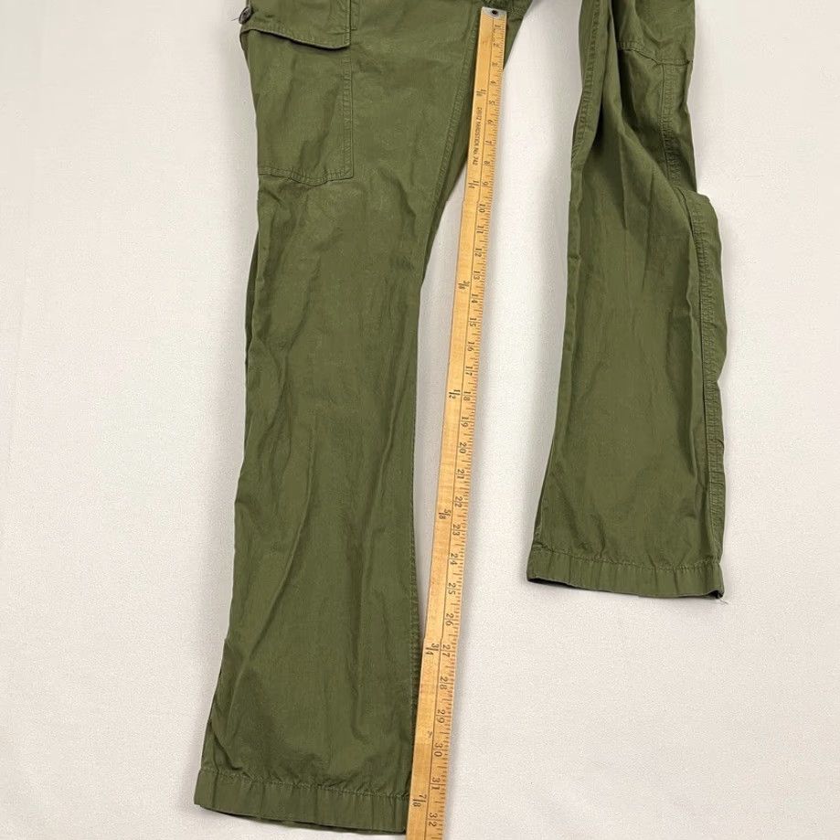 J.Crew J Crew Cargo Pants Mens 32 x 33 Slim Garment Dyed Green Military Utility A1402 Pants Size US 32 / EU 48 - 6 Thumbnail