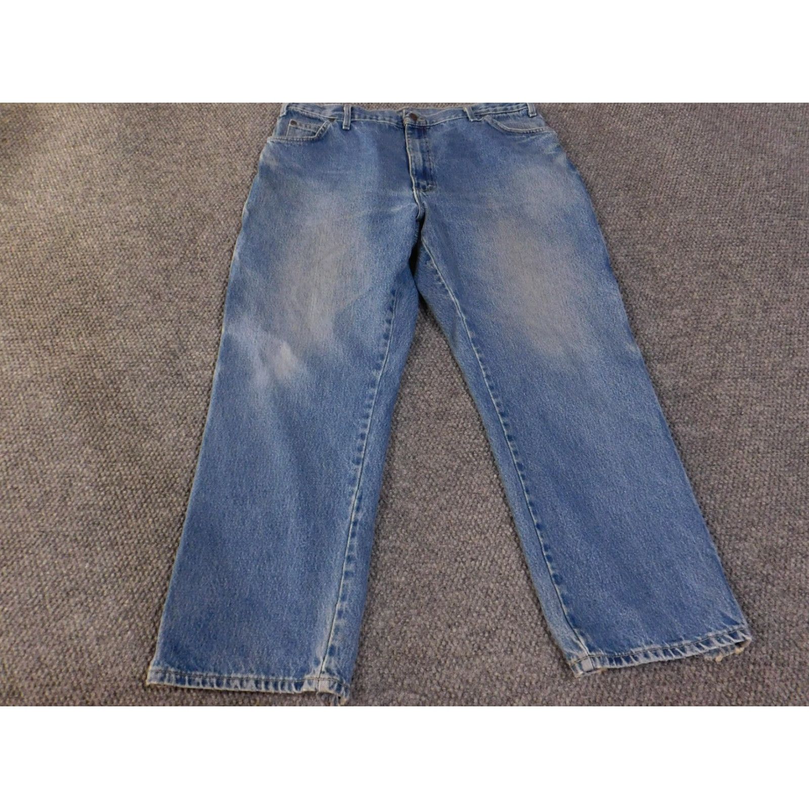 Dickies Dickies Jeans Mens 40x30 Relaxed Fit Denim Carpenter Workwear Distressed Pants Blue 1993SNB Mens Regular 40x30 Cotton Zip Pockets Vintage N/A Size US 40 / EU 56 - 3 Thumbnail