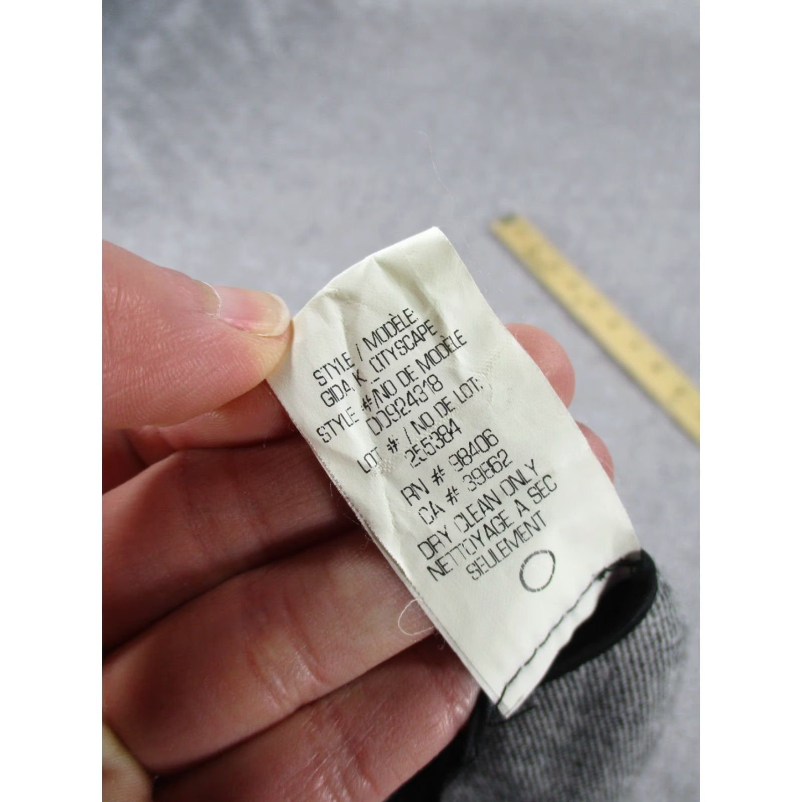 Theory Theory Skirt Womens 4 Gray Mini Flare Zip Cotton Blend Size 27" / US 4 / IT 40 - 7 Thumbnail