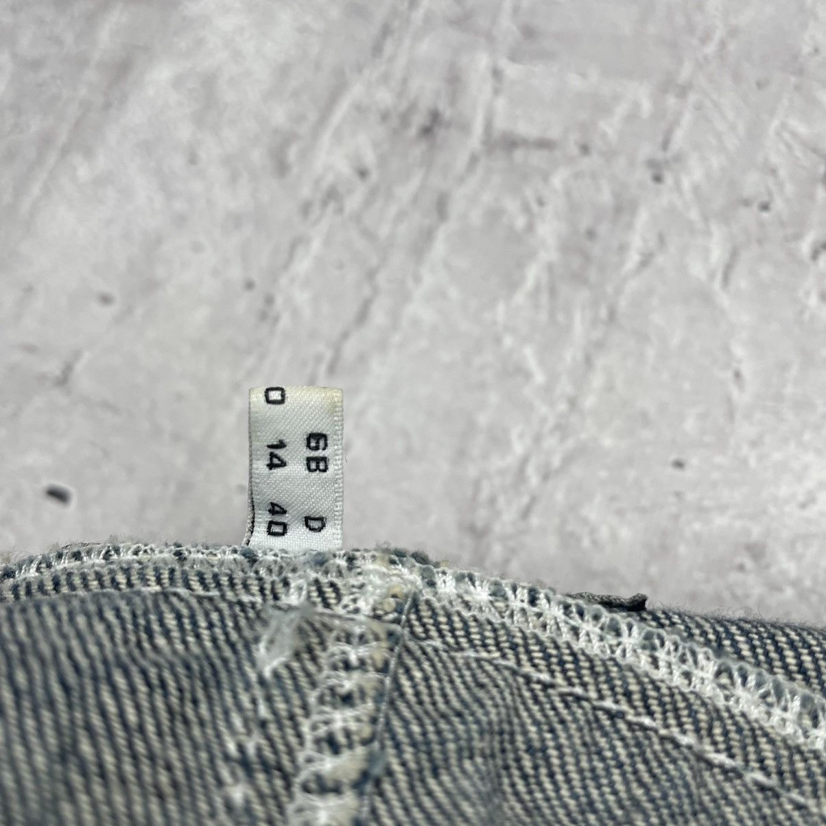 Armani × Vintage Armani Jeans denim jacket with patches indigo 006 style Size L / US 10 / IT 46 - 10 Thumbnail