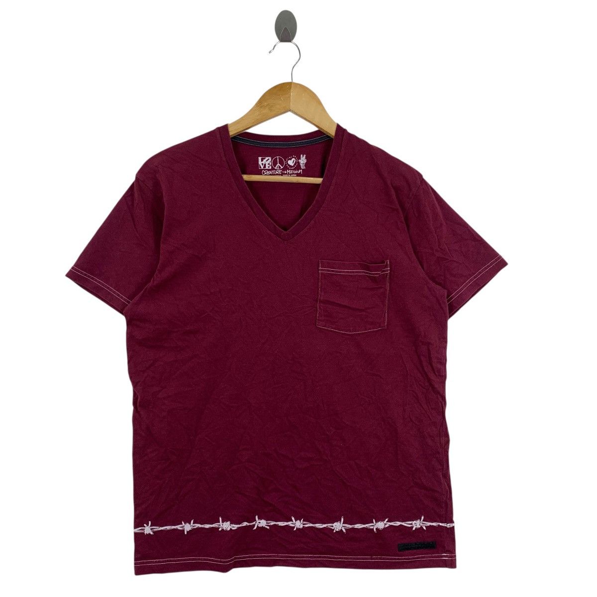 Japanese Brand CREATURE From The Living Japanese Brand Short Sleeve Tshirt Size US M / EU 48-50 / 2 - 1 Thumbnail
