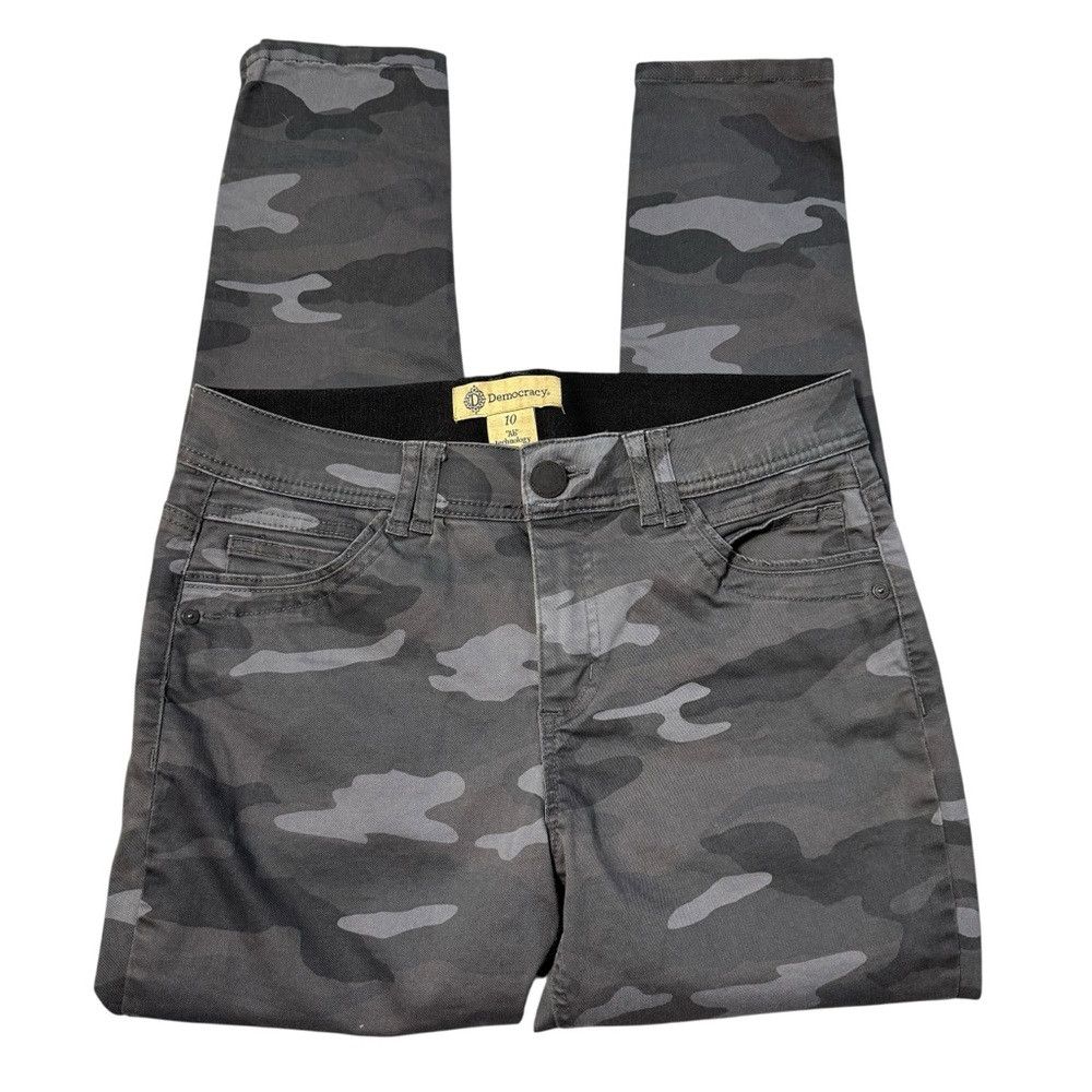 Other Democracy “Ab”technology Camouflage Camo Jeans Size 10 Size 32" / US 10 / IT 46 - 3 Thumbnail