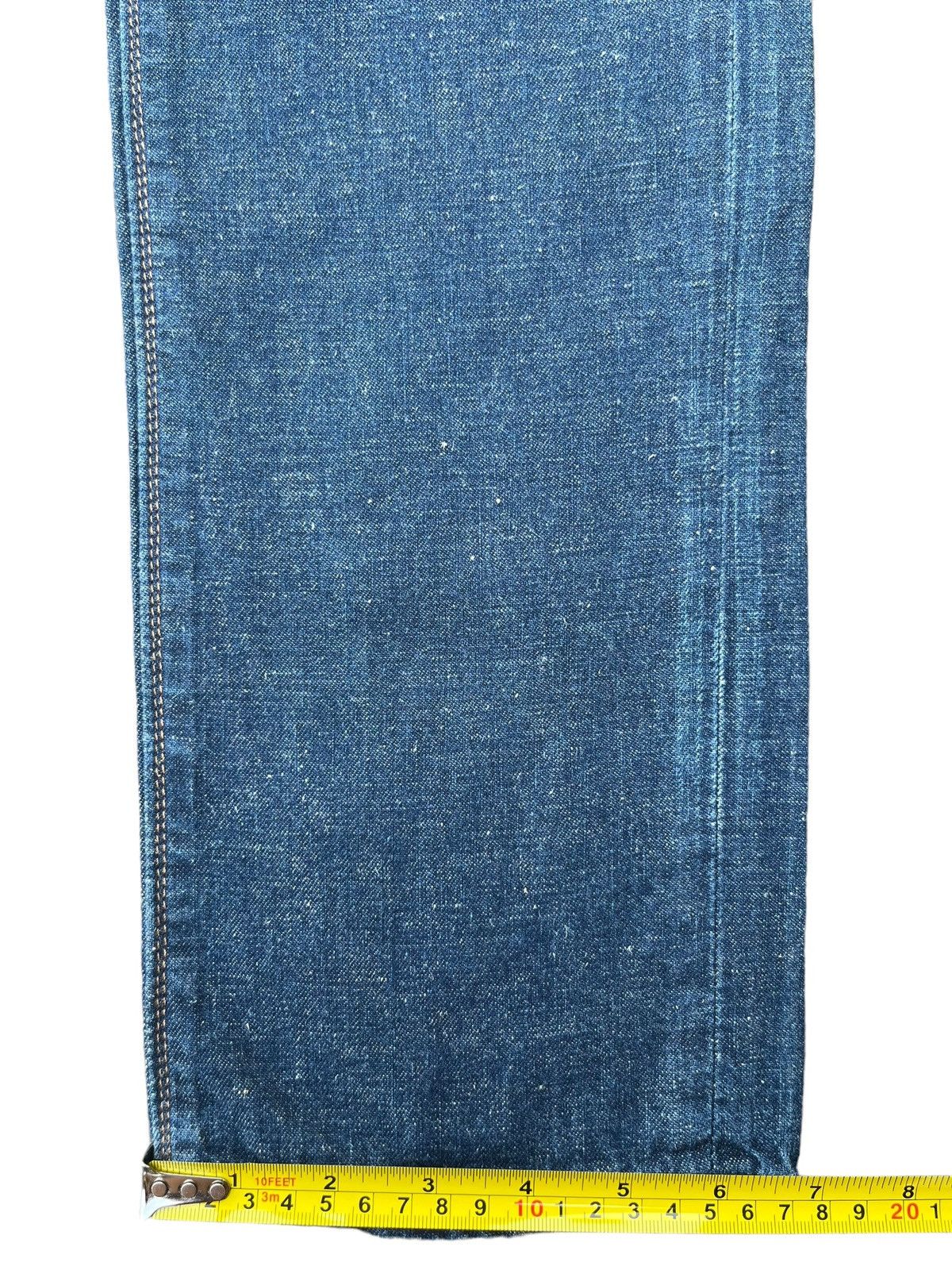 Levi's × Vintage Vintage Levi’s 511 Trashed Sashiko Style Blue Washed Jeans Size US 28 / EU 44 - 14 Thumbnail