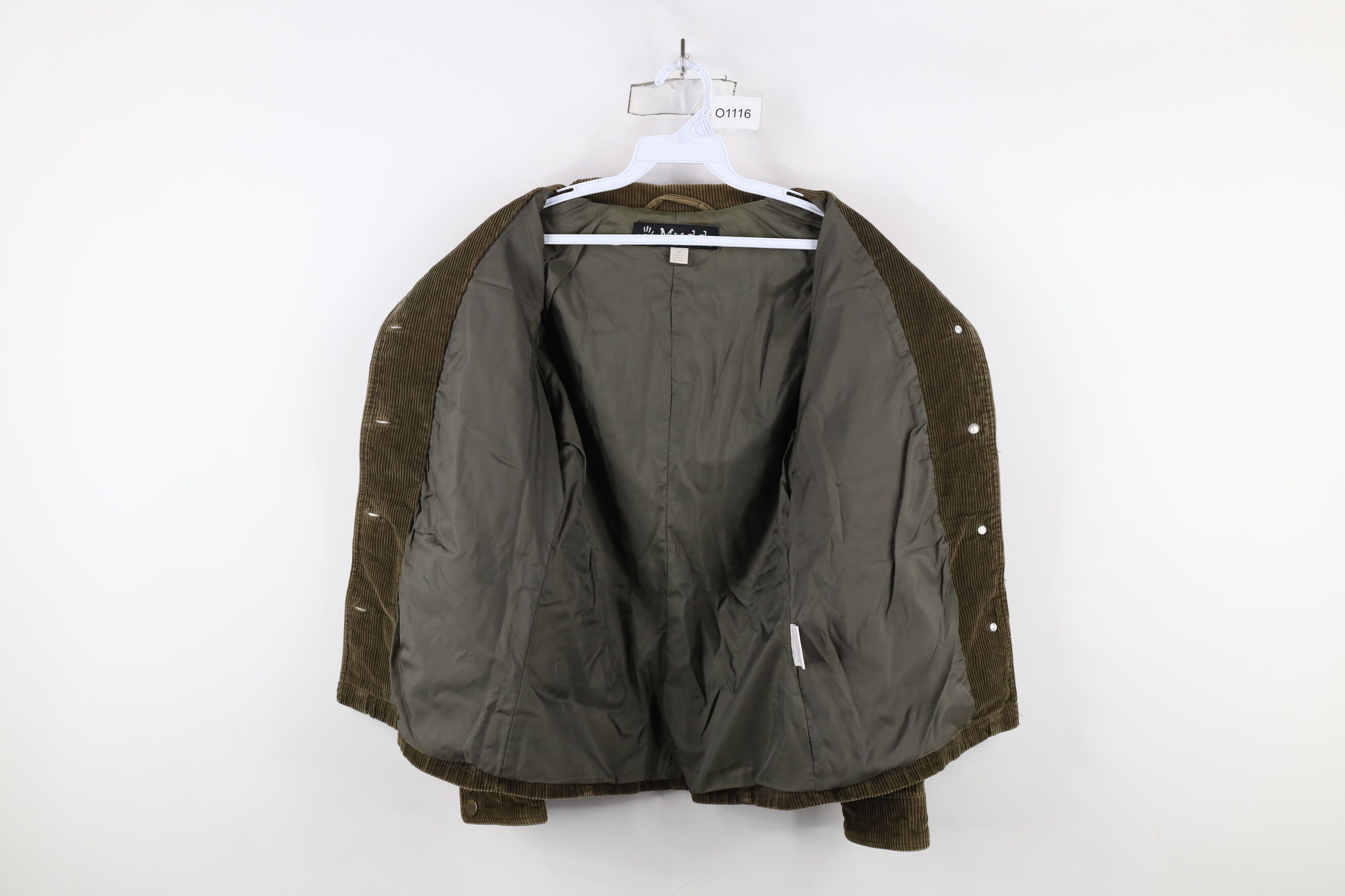 Vintage Vintage 90s Y2K MUDD Babydoll Corduroy Button Jacket Green Size M / US 6-8 / IT 42-44 - 10 Thumbnail
