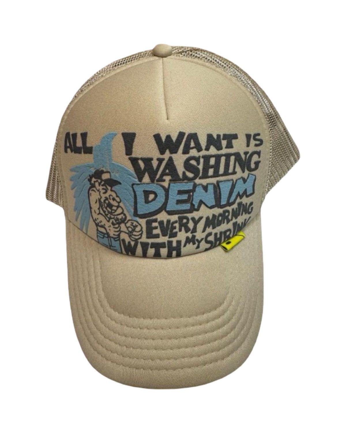 Kapital Washing Denim Mesh Trucker Cap Size ONE SIZE - 1 Thumbnail