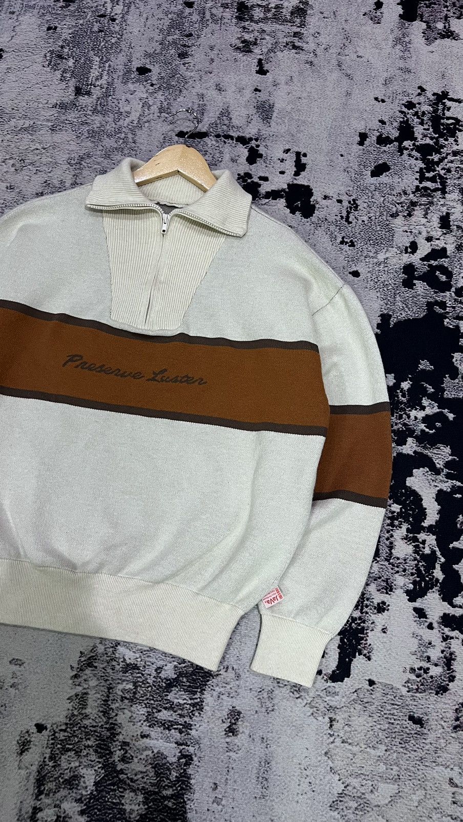 Japanese Brand × Vintage Japan Java Presence Luster Half Zip Size US XL / EU 56 / 4 - 2 Thumbnail