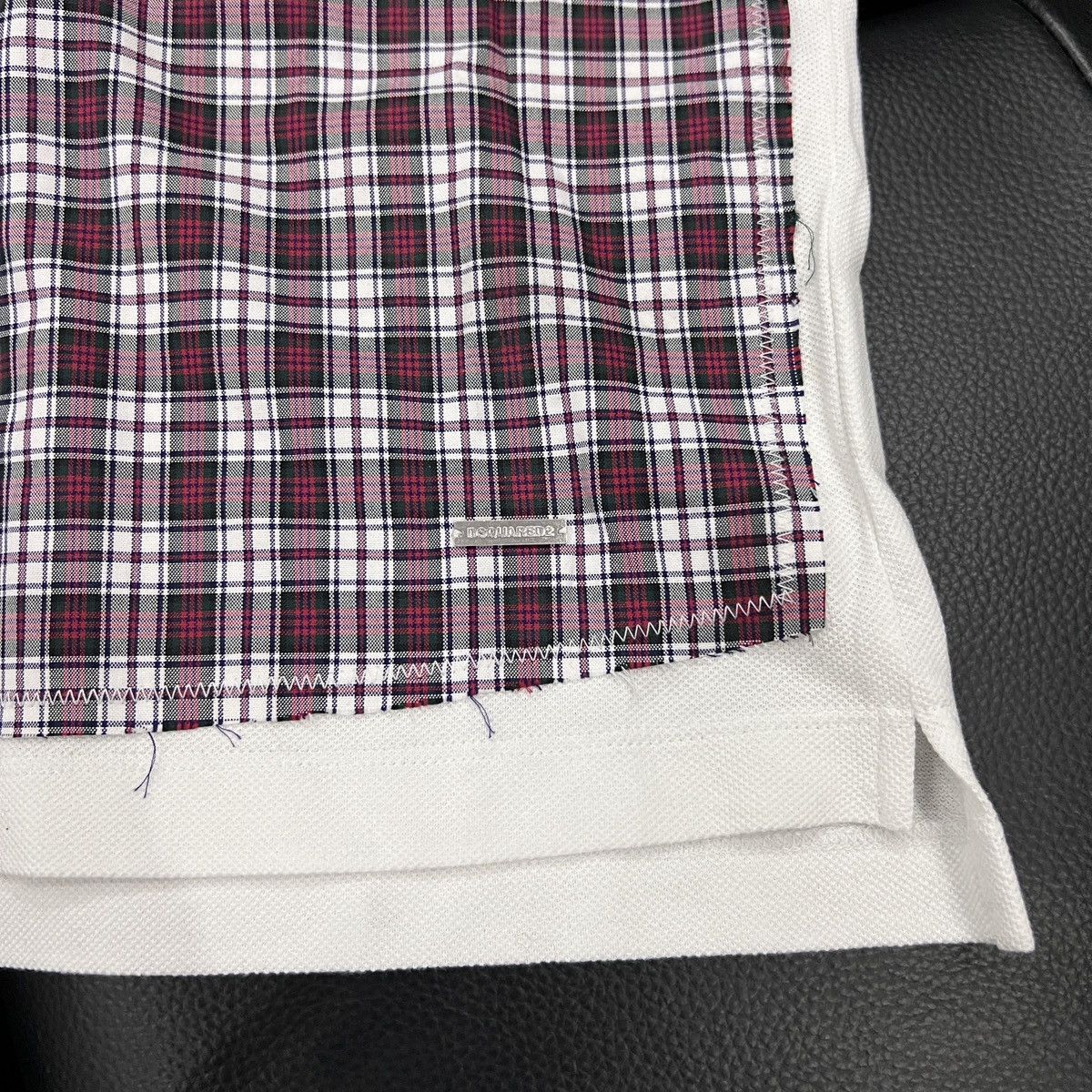 Dsquared2 Dsquared2 D2 Patchwork Plaid Polo Shirt Size XS / US 0-2 / IT 36-38 - 6 Thumbnail