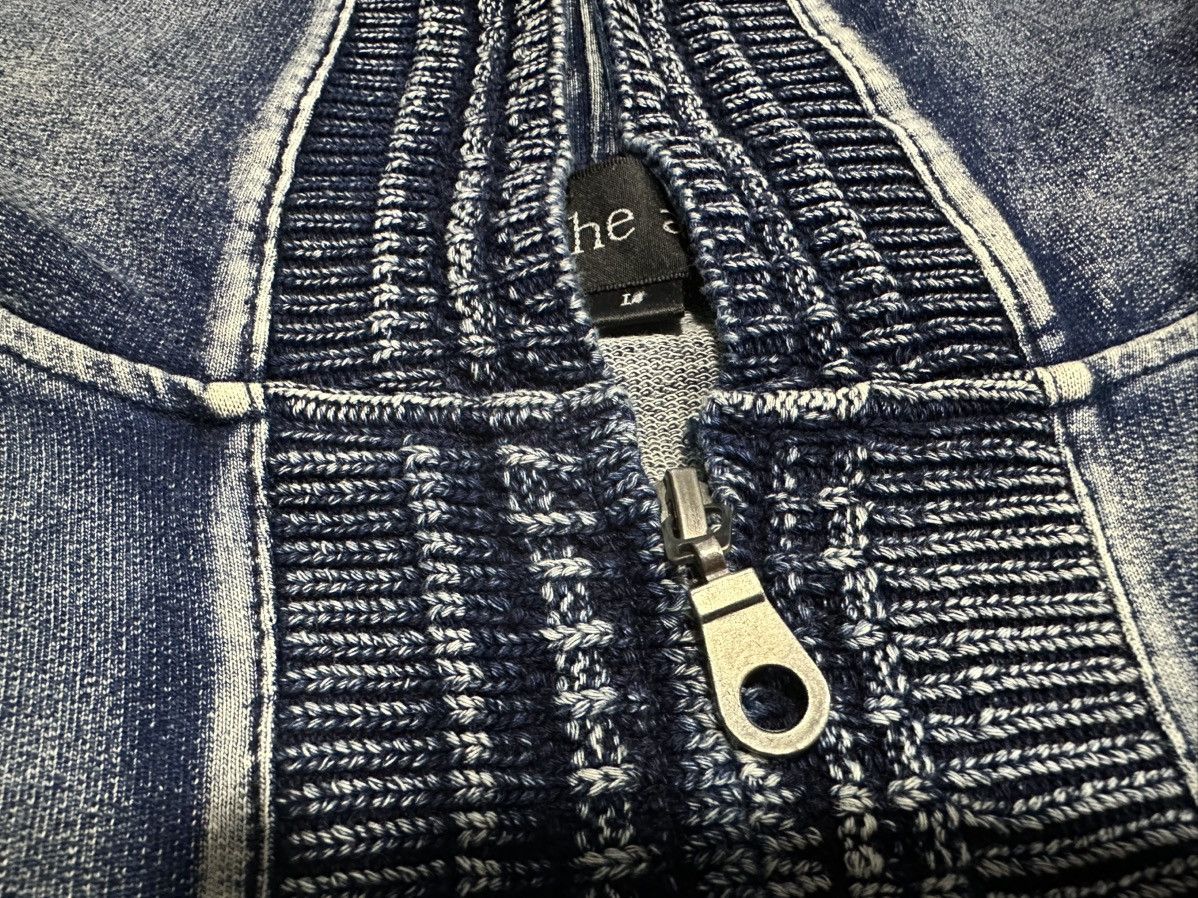 In The Attic 🔥Sick Y2K In The Attic Zip Up Hoodie Cable Knit Indigo Size US M / EU 48-50 / 2 - 11 Thumbnail