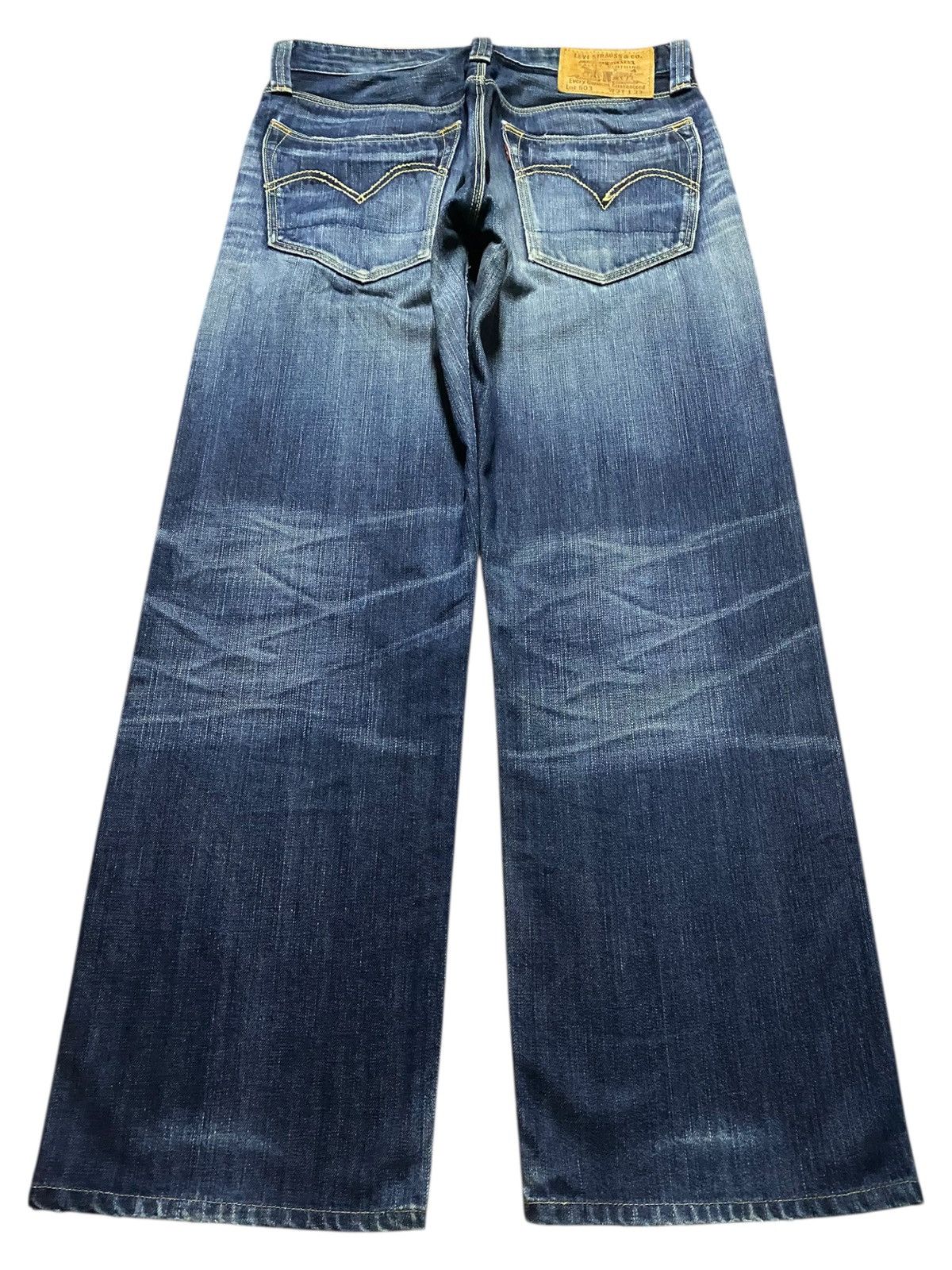 Levi's Vintage Levis 503 Faded Wash Distressed Baggy Jeans Size US 32 / EU 48 - 2 Thumbnail