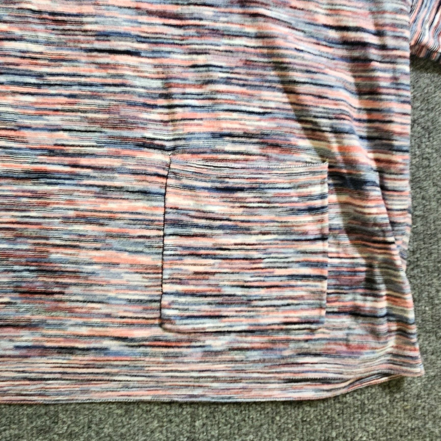 J. Jill J Jill Sweater Top Womens Large Pink Blue Short Sleeve Knit Casual Oversized Pullover Knit Shirt Vintage? No Size L / US 10 / IT 46 - 5 Thumbnail