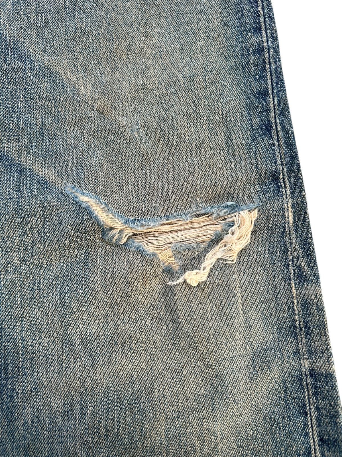 Edwin × If Six Was Nine × Kapital Vtg Edwin Selvedge Distressed Rusty Mudwash Denim Size US 28 / EU 44 - 4 Thumbnail