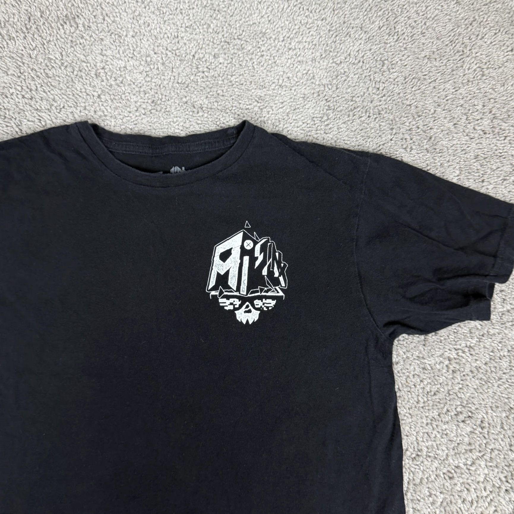 Vintage Munition J!NX Shirt Mens Medium Black Skull Graphic Tee Gaming Streamer Size US M / EU 48-50 / 2 - 3 Thumbnail