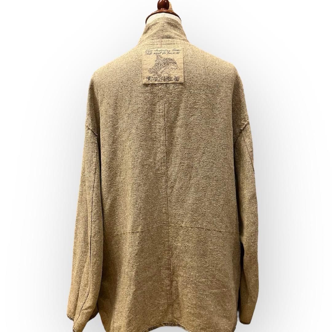 Yoshiyuki Konishi Ficce by Yoshiyuki Konishi hemp reversible jacket 90s Size M / US 6-8 / IT 42-44 - 3 Thumbnail